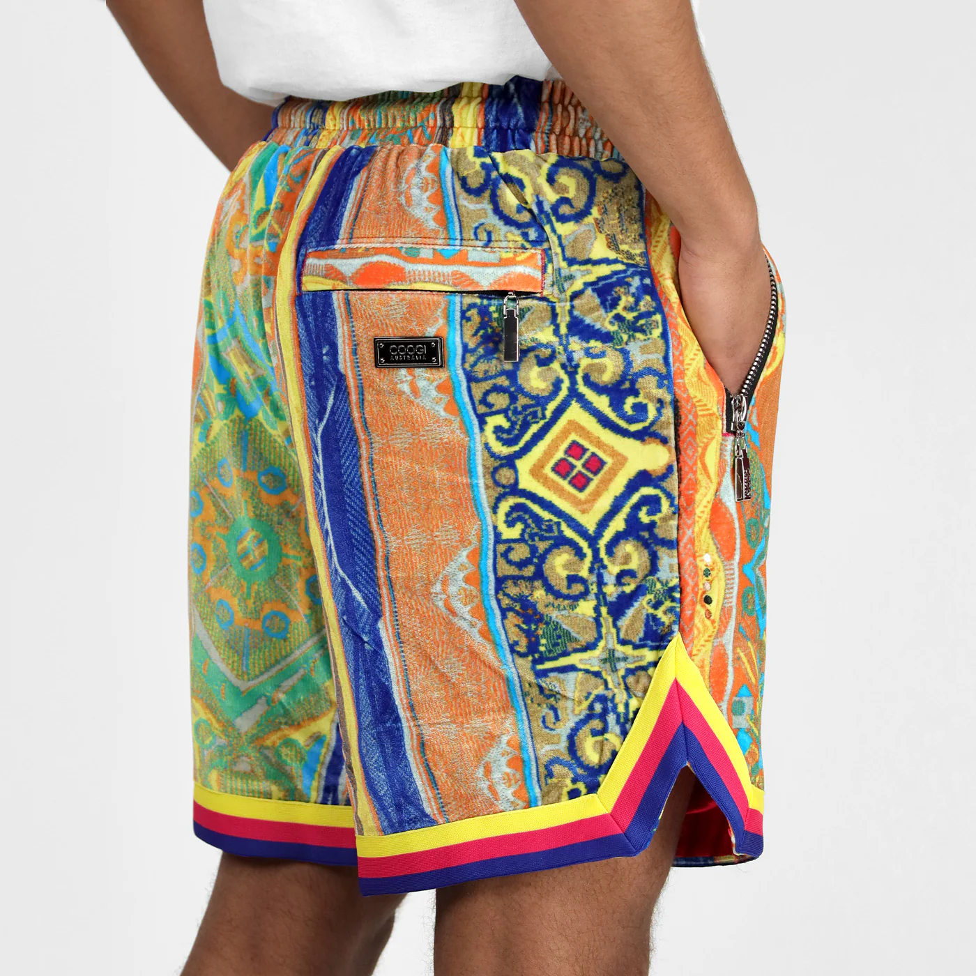 COOGI Bali - Printed Velvet Short - Image 4