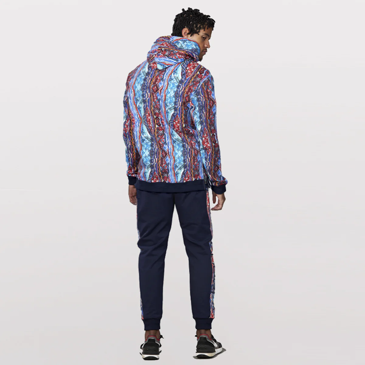 COOGI Blue-Red Fleece Jogger - Image 4