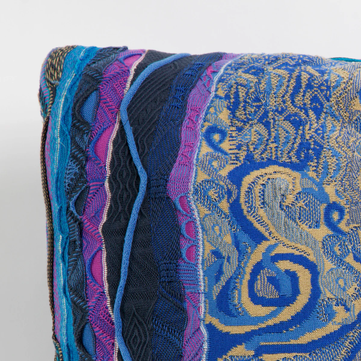 COOGI Classic Blue Throw Pillow 18x18 Inch - Image 3