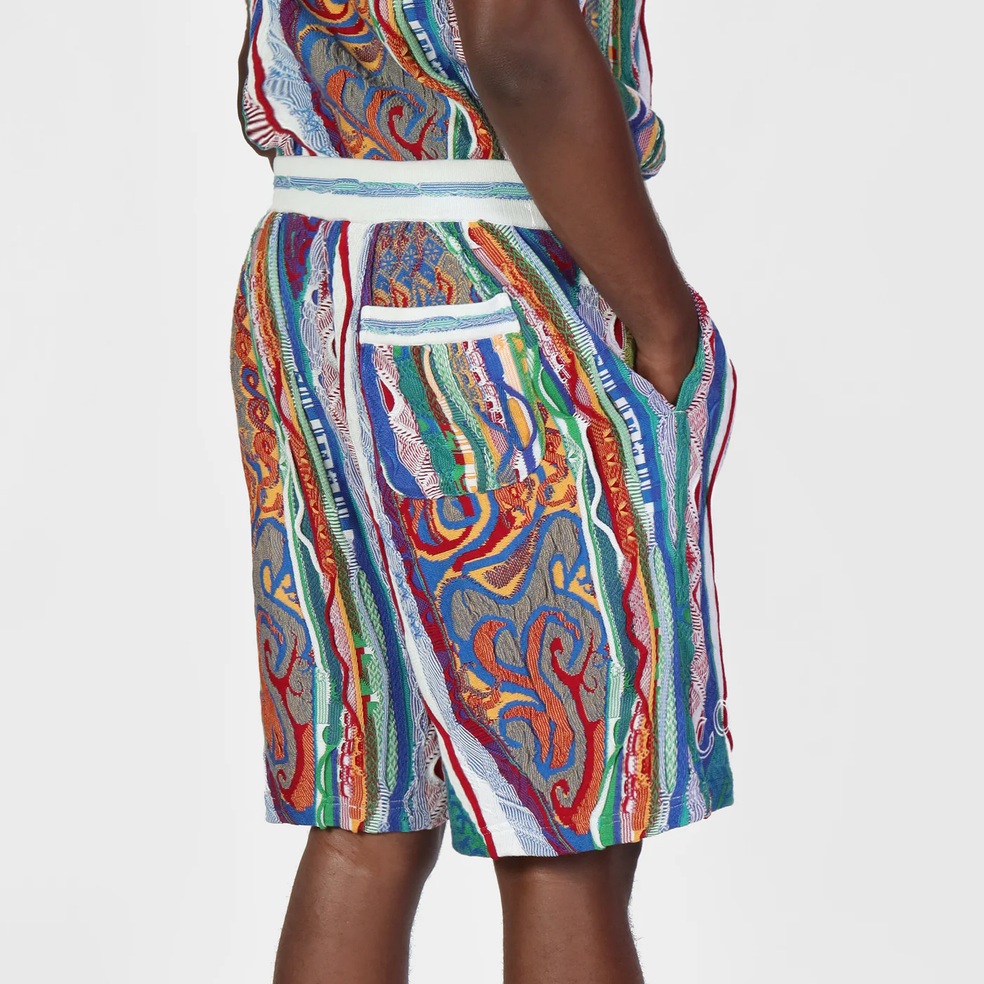 New - COOGI Classic Sweater Knit Basketball Shorts - Image 3