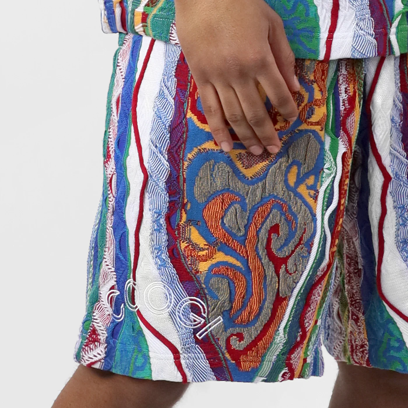 New - COOGI Classic Sweater Knit Basketball Shorts - Image 4