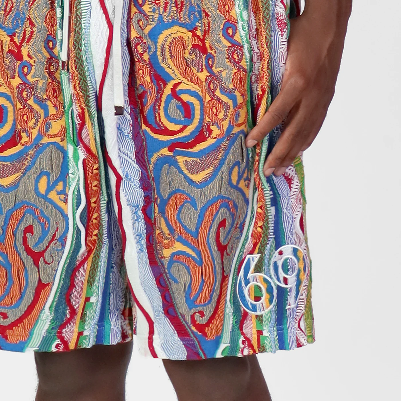 New - COOGI Classic Sweater Knit Basketball Shorts - Image 5
