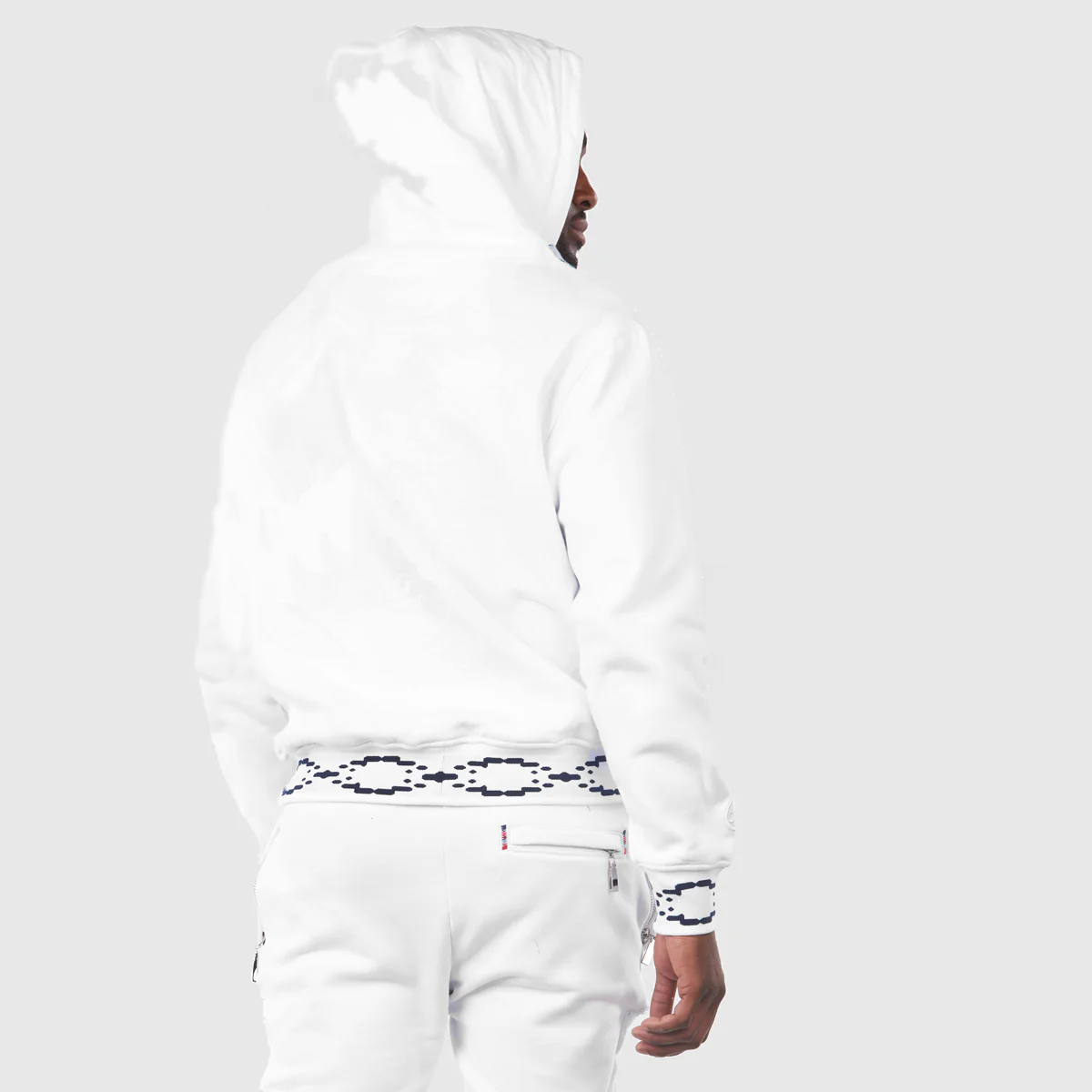 COOGI LINK (MIXED-MEDIA SWEATER PIECED) FLEECE HOODY - Image 5