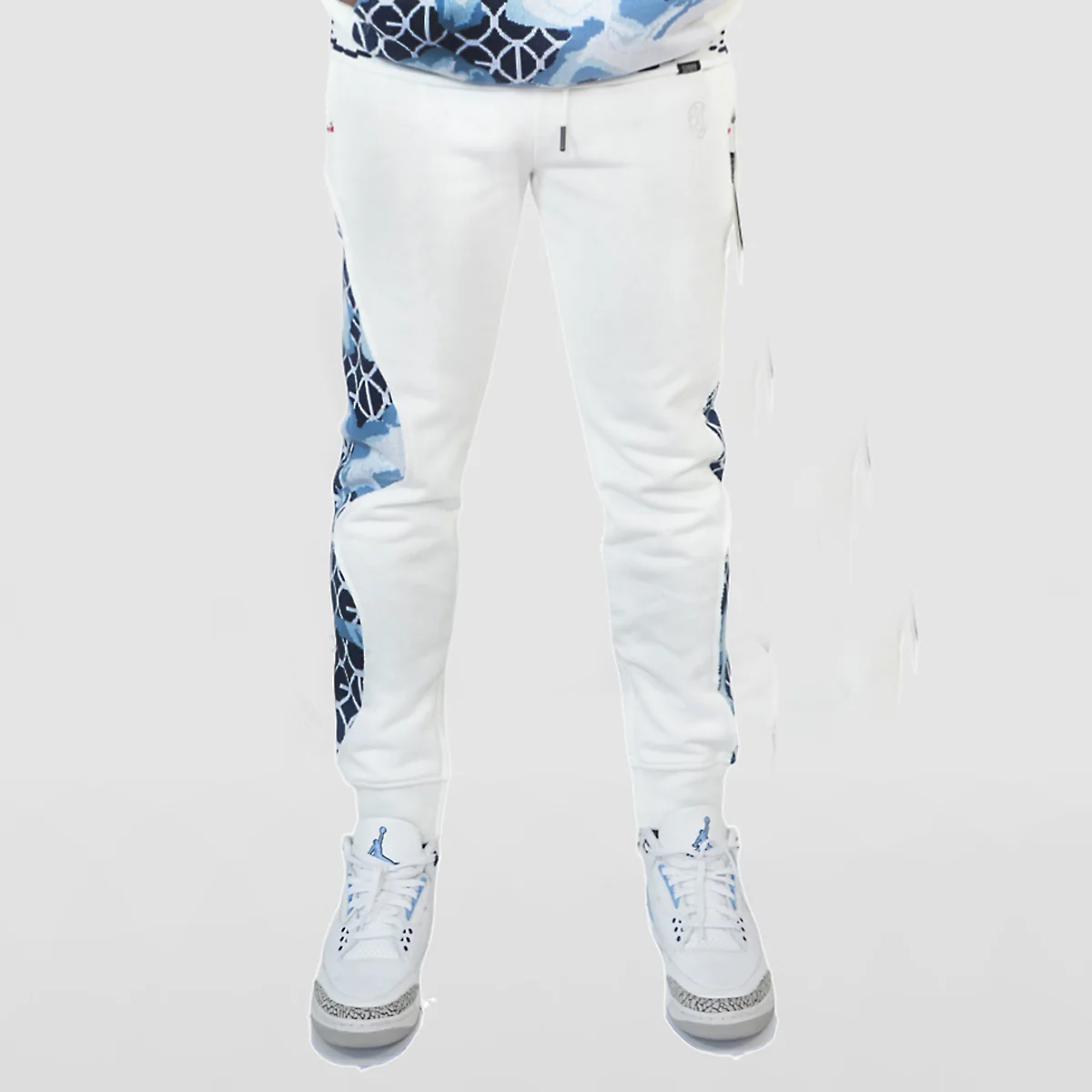 COOGI LINK (MIXED-MEDIA SWEATER PIECED) FLEECE JOGGER - Image 3
