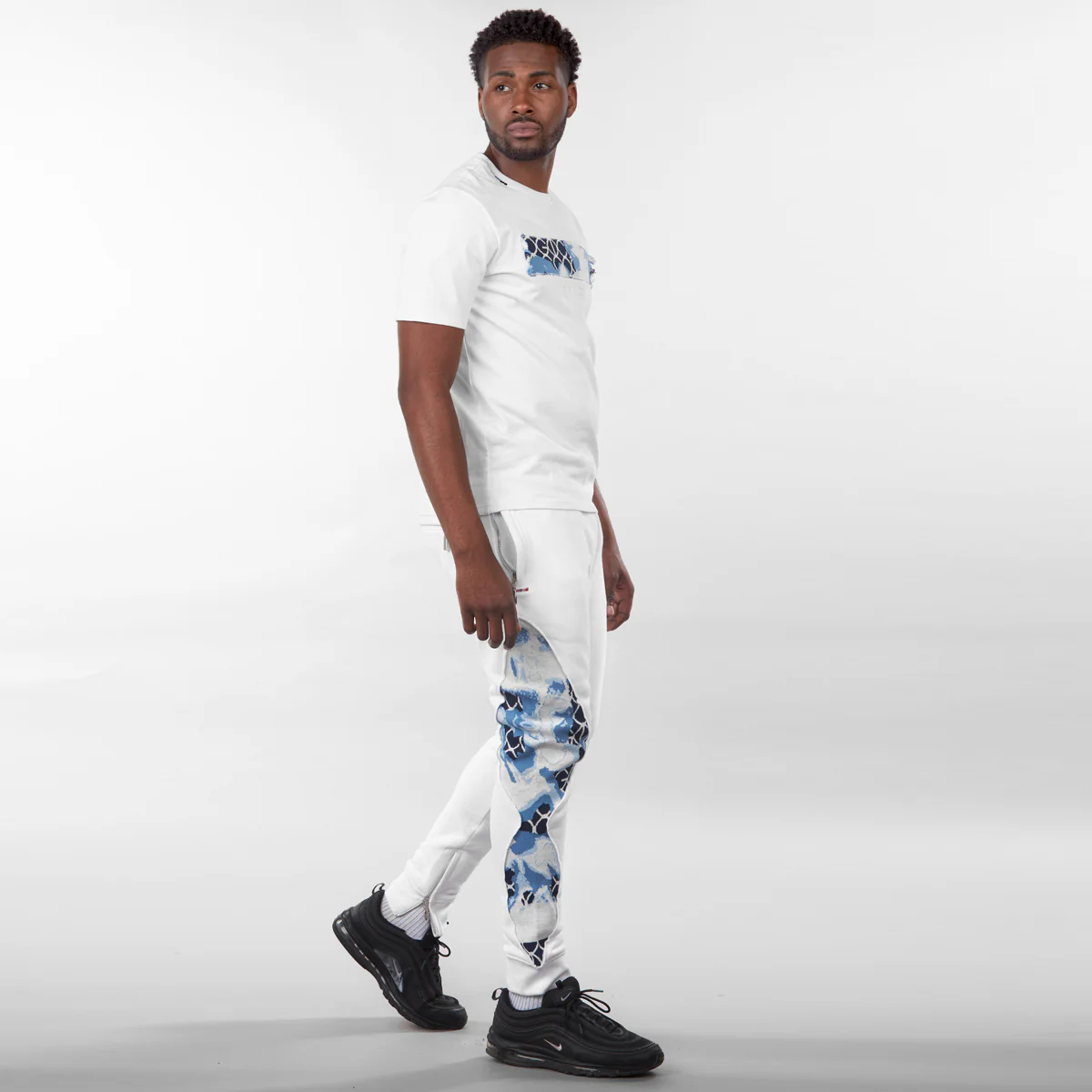 COOGI LINK (MIXED-MEDIA SWEATER PIECED) FLEECE JOGGER - Image 4