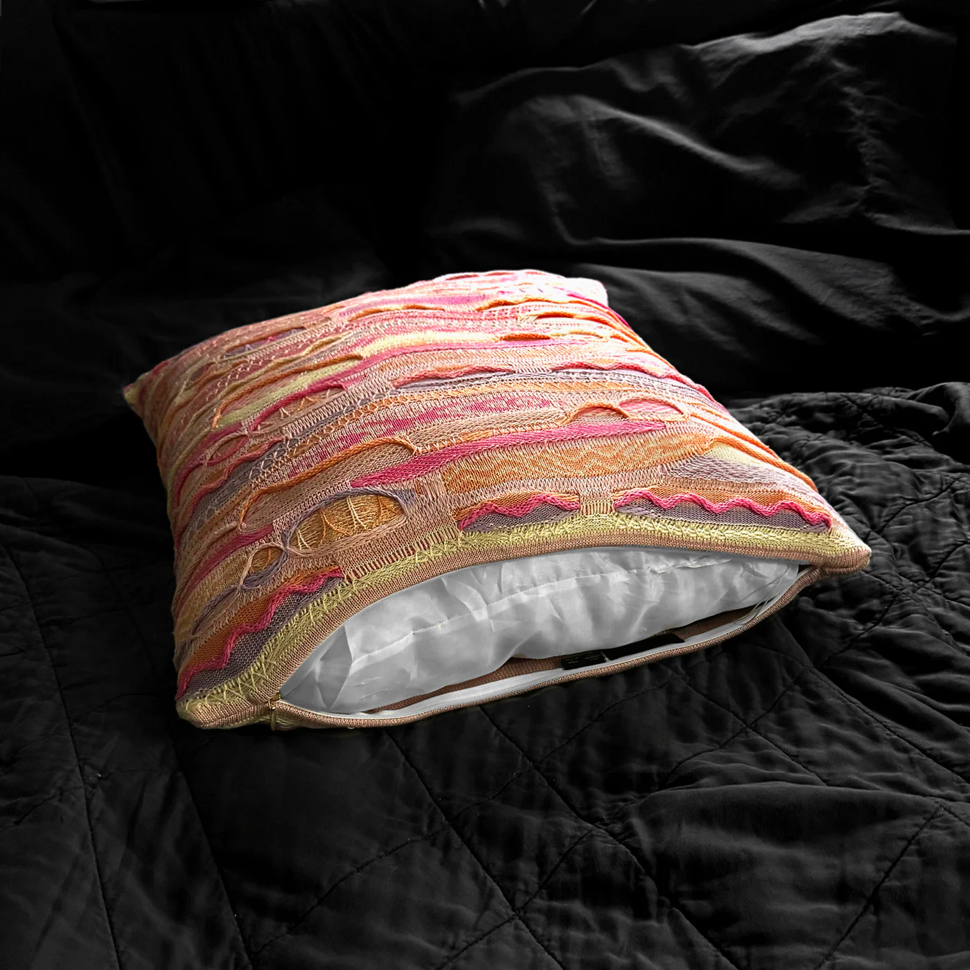 COOGI Pacific Rose Throw Pillow 18x18 Inch - Image 5