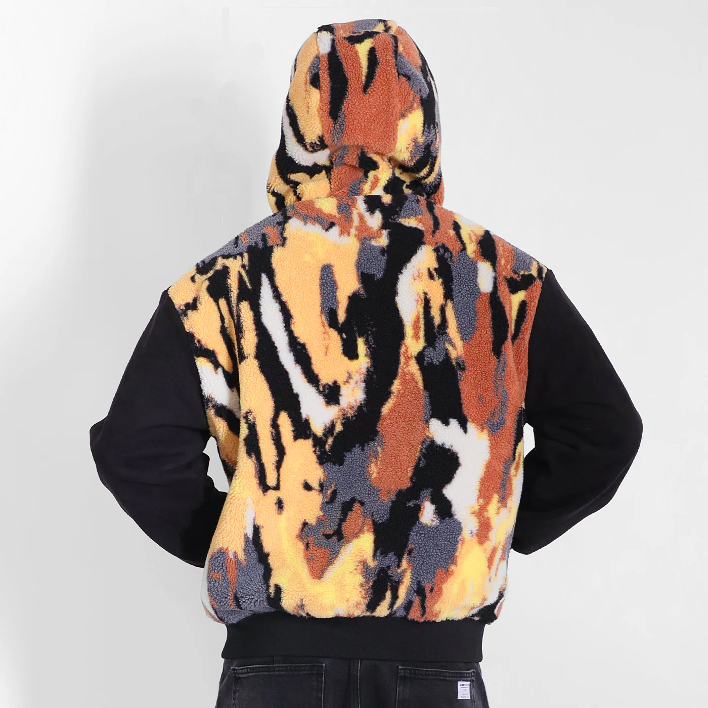 New - COOGI Intarsia Full-Zip Sherpa Hoody - Oversized - Image 8