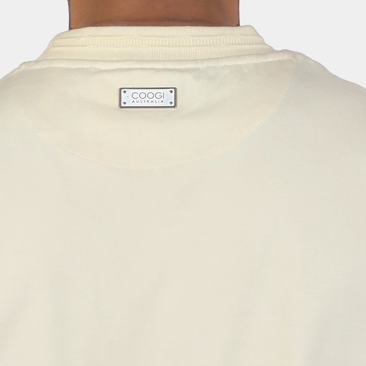 COOGI Sweater-Pieced Tee - Ivory Mist - Image 5