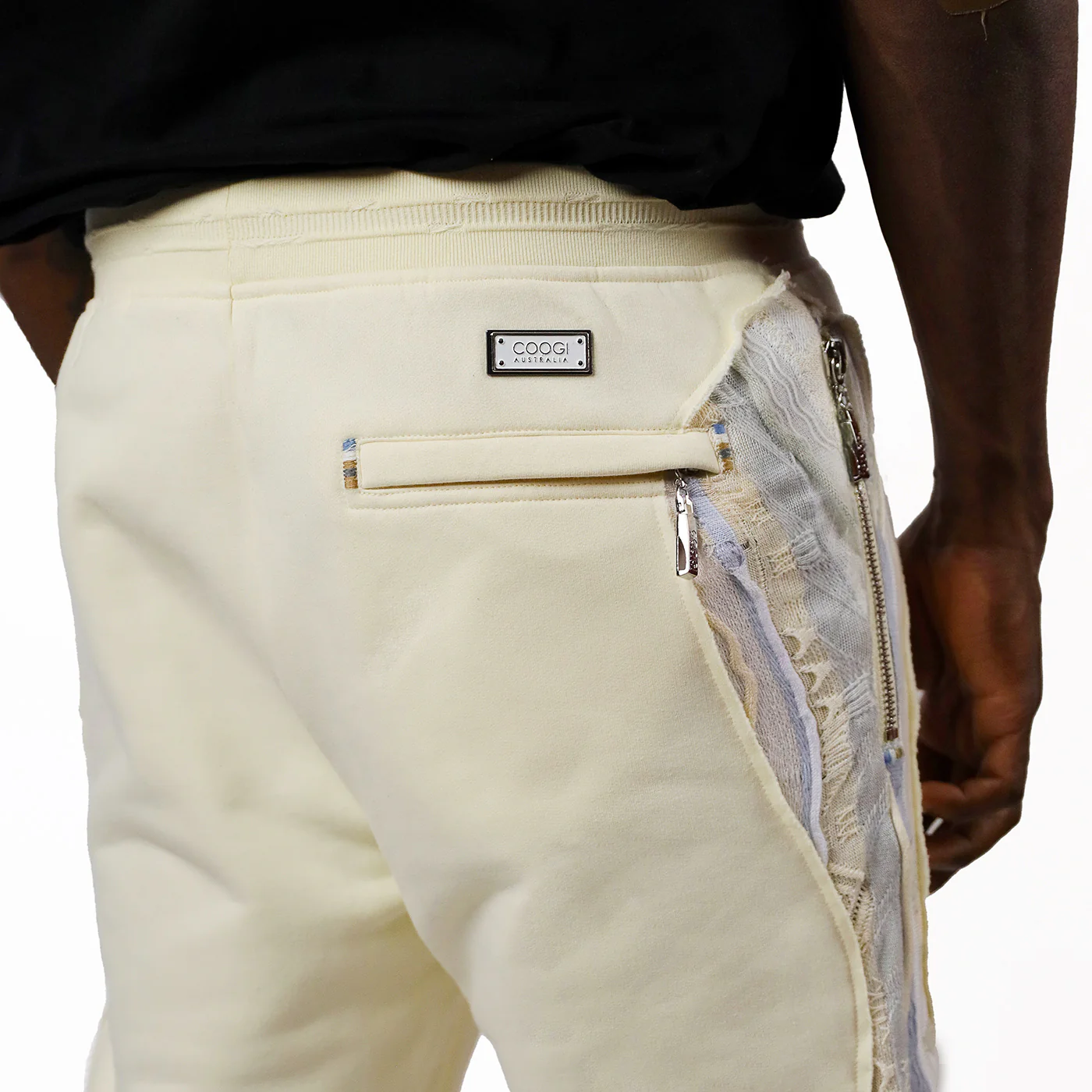 Ivory Mist - Sweater Pieced Fleece Jogger - Image 5