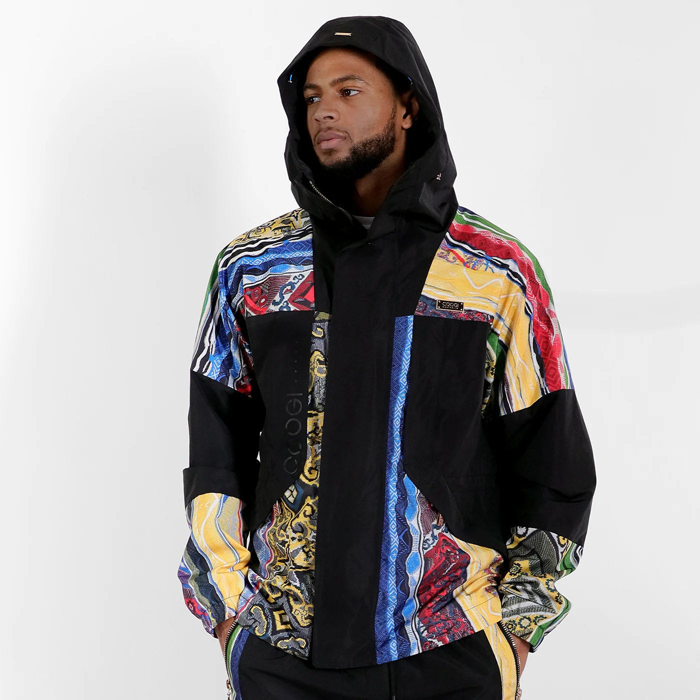 New - COOGI Acadia Print Hooded Jacket - Image 4