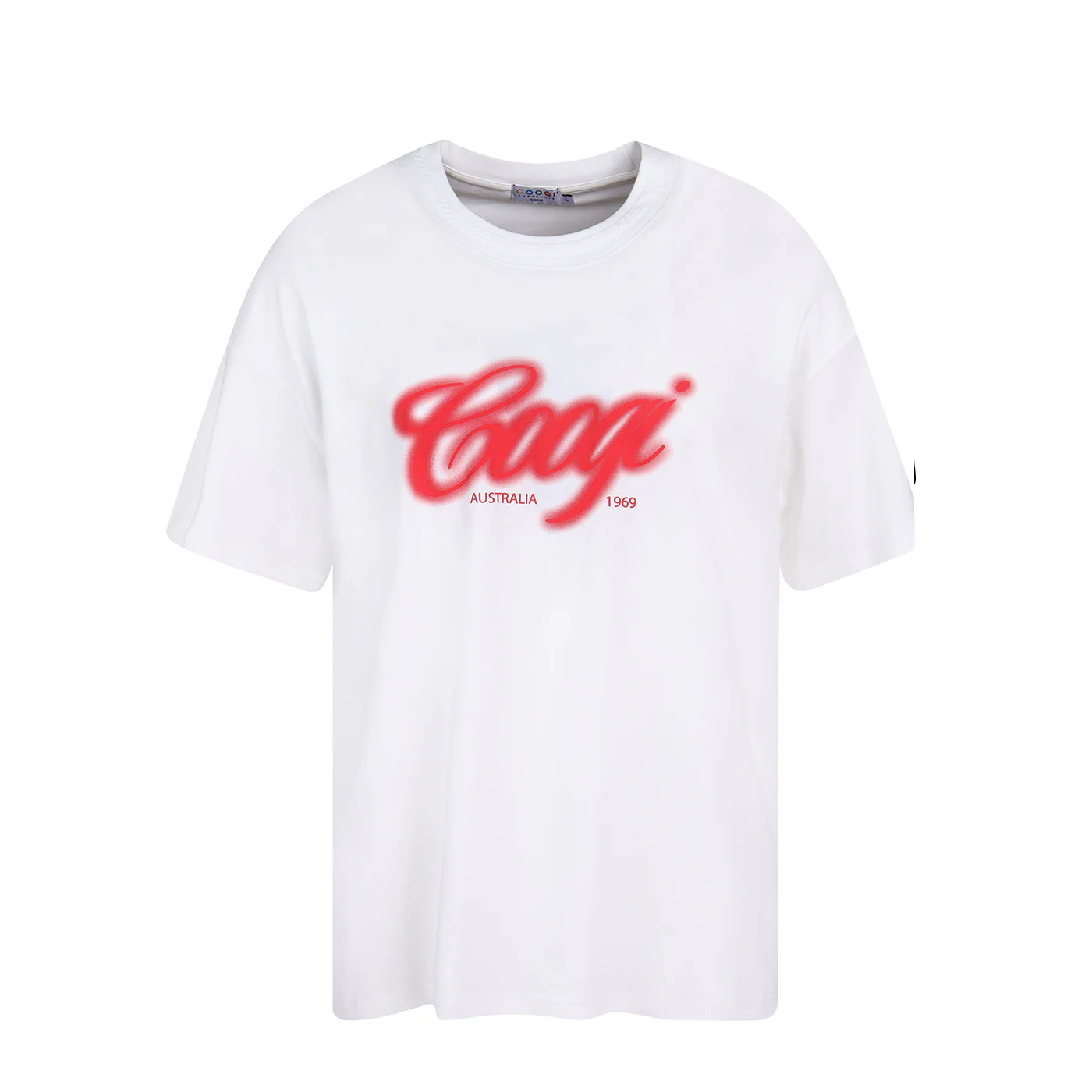 New - COOGI Airbrush Tee - Oversized - White