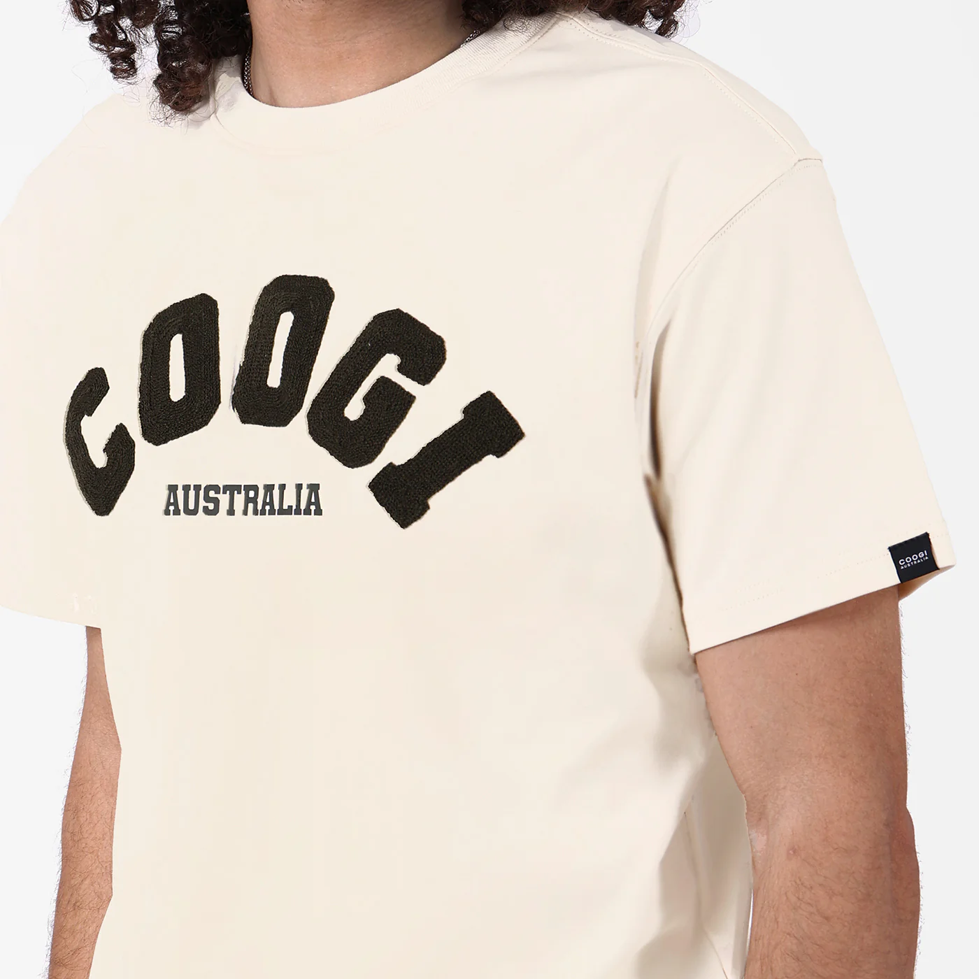 New - COOGI Applique Tee - Cream - Image 3