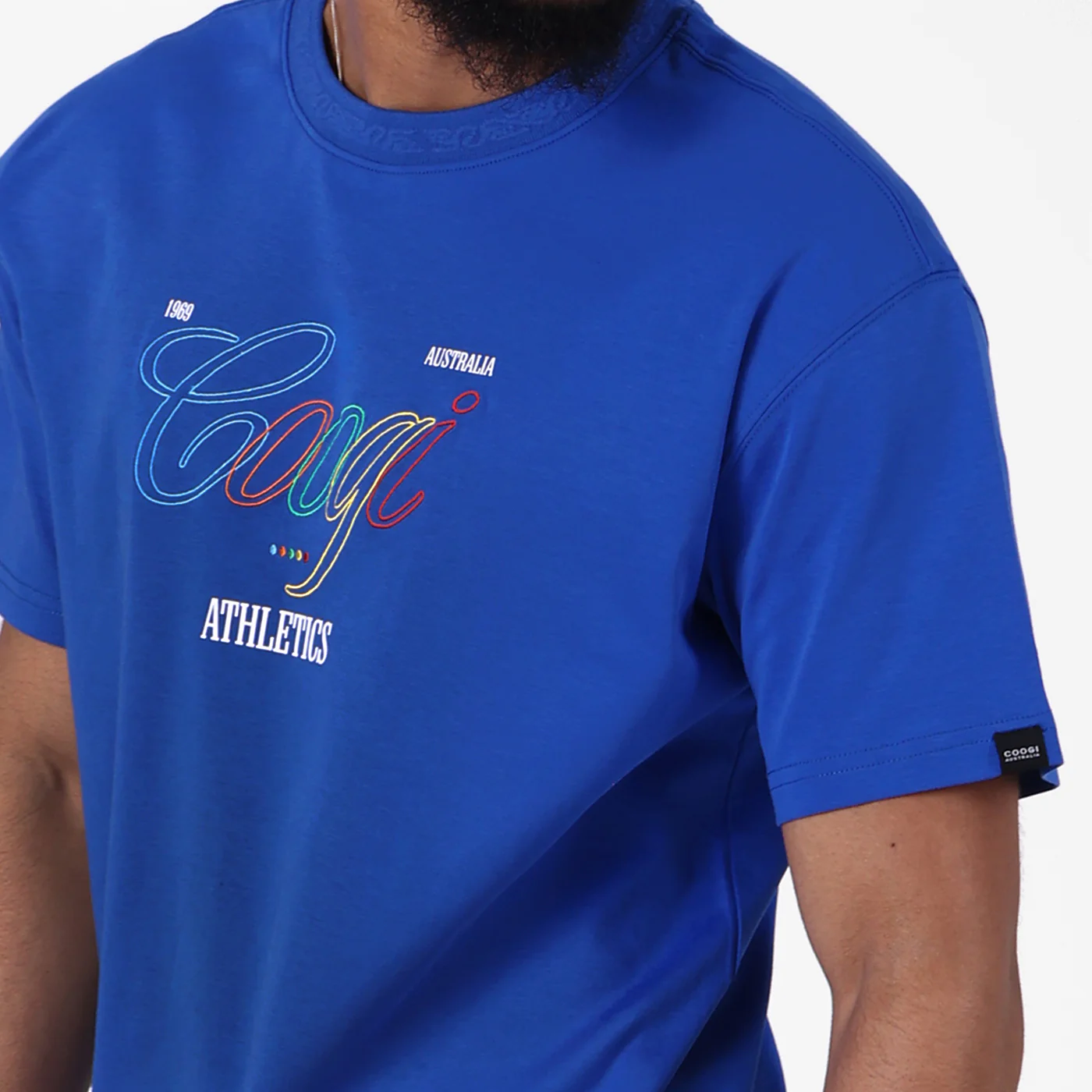 New - COOGI Athletic Tee - Royal Blue - Image 3