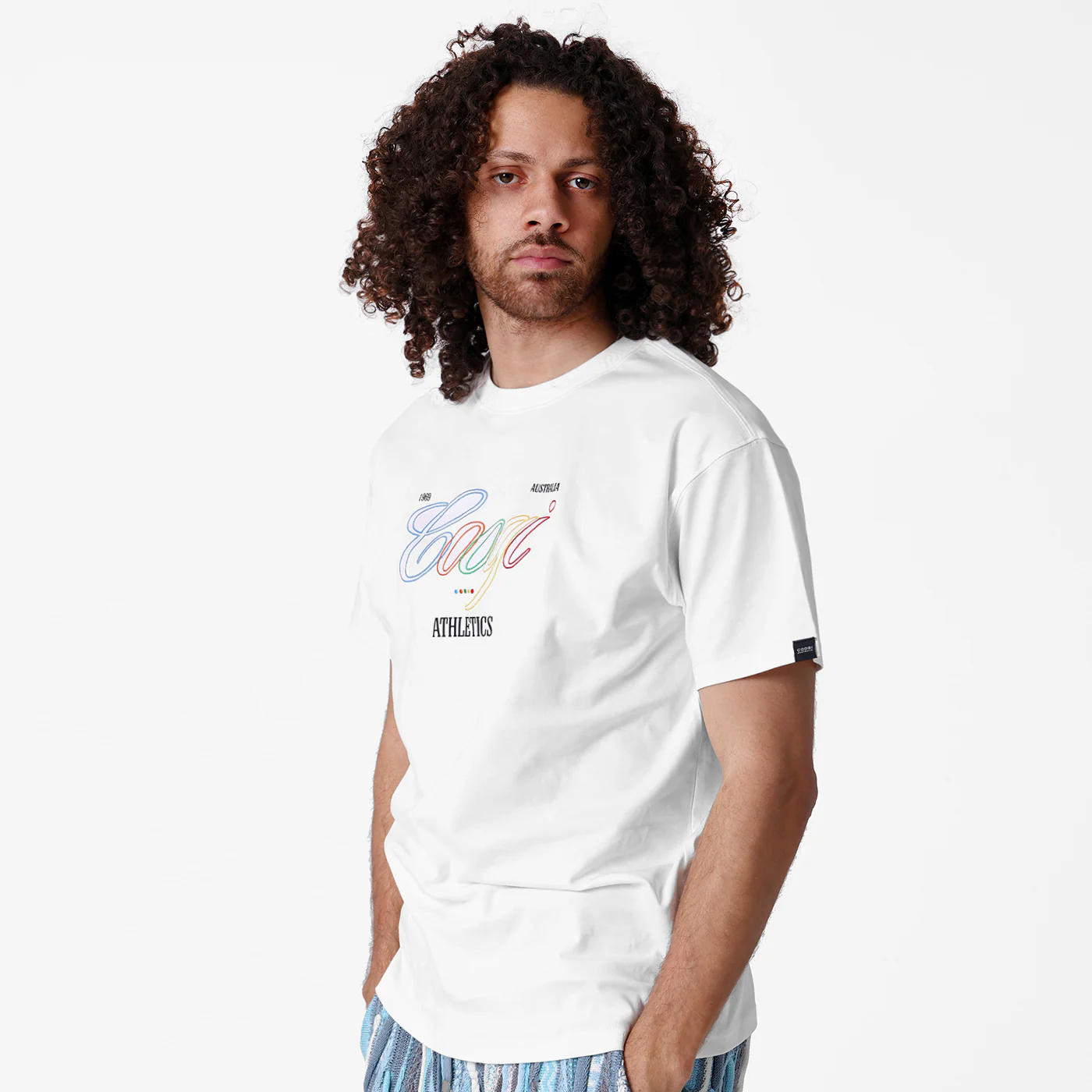 New - COOGI Athletic Tee - White - Image 3