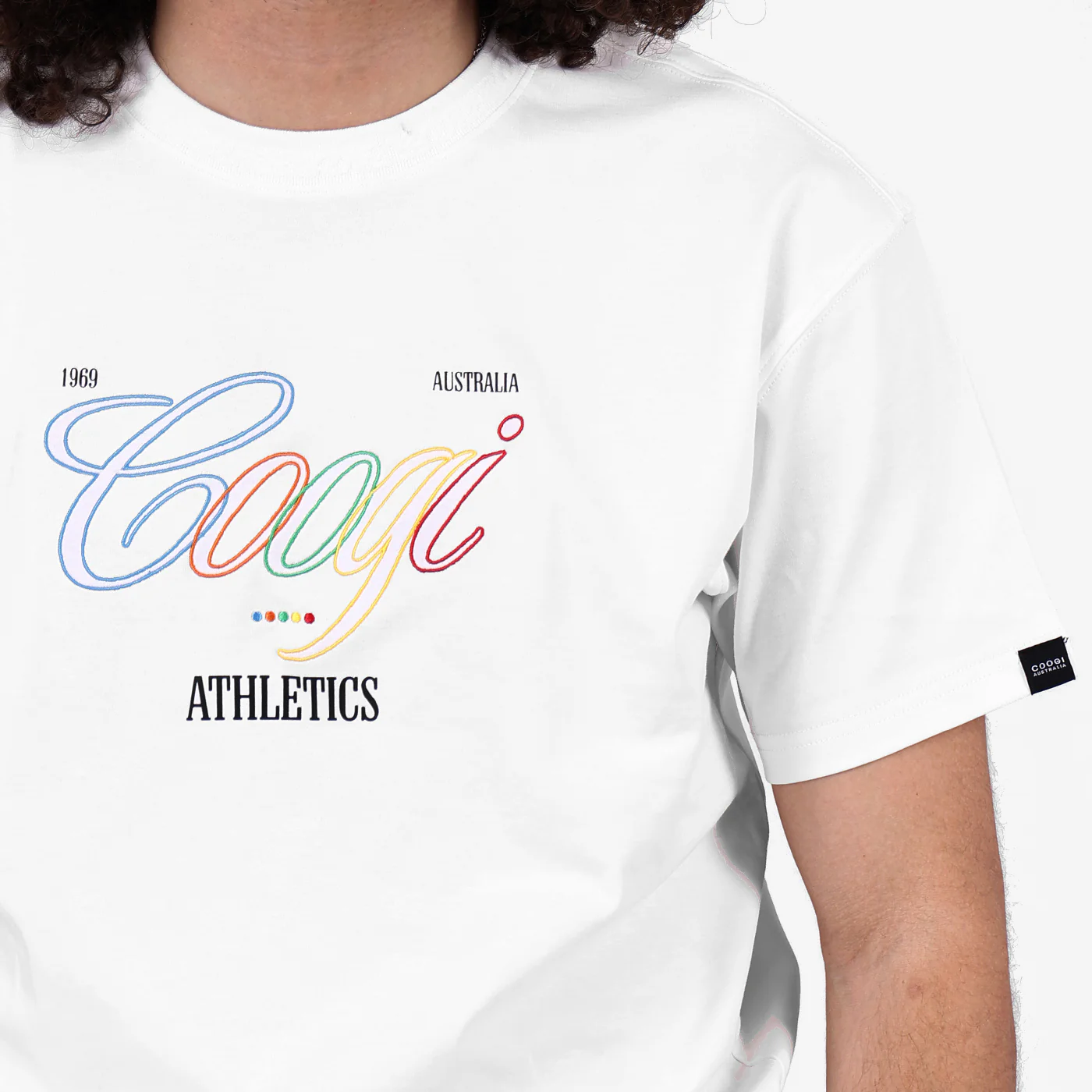 New - COOGI Athletic Tee - White - Image 4