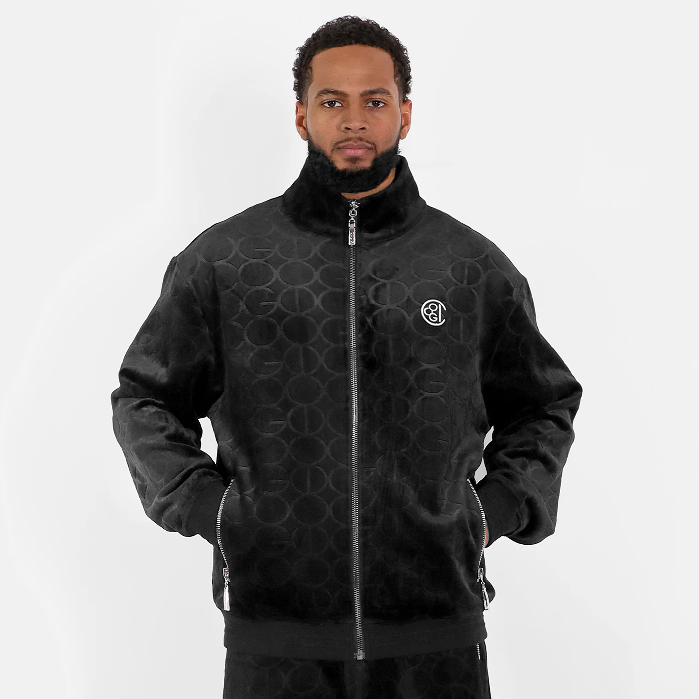 New - COOGI Embossed Velour Jacket - Image 4