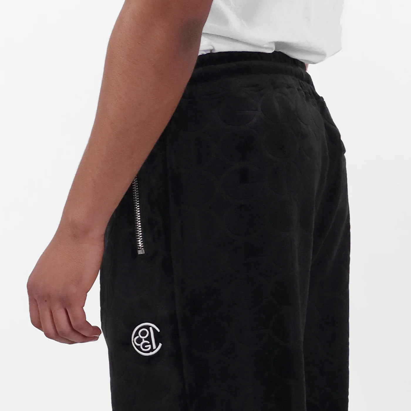 New - COOGI Embossed Velour Pants - Image 3