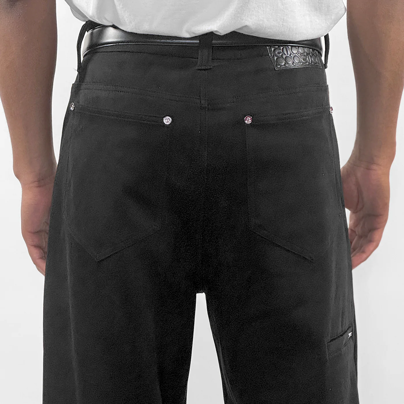 New - COOGI Faux Suede Wide Leg Pants - Image 4