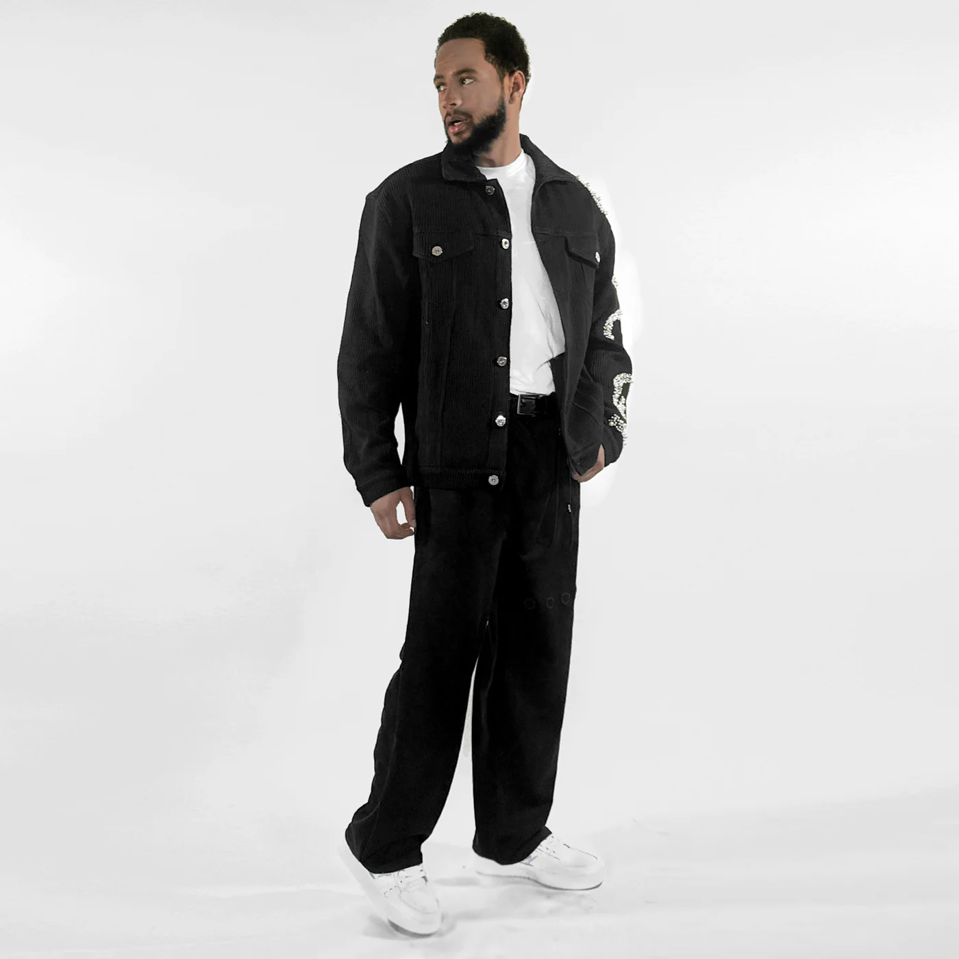 New - COOGI Faux Suede Wide Leg Pants - Image 5