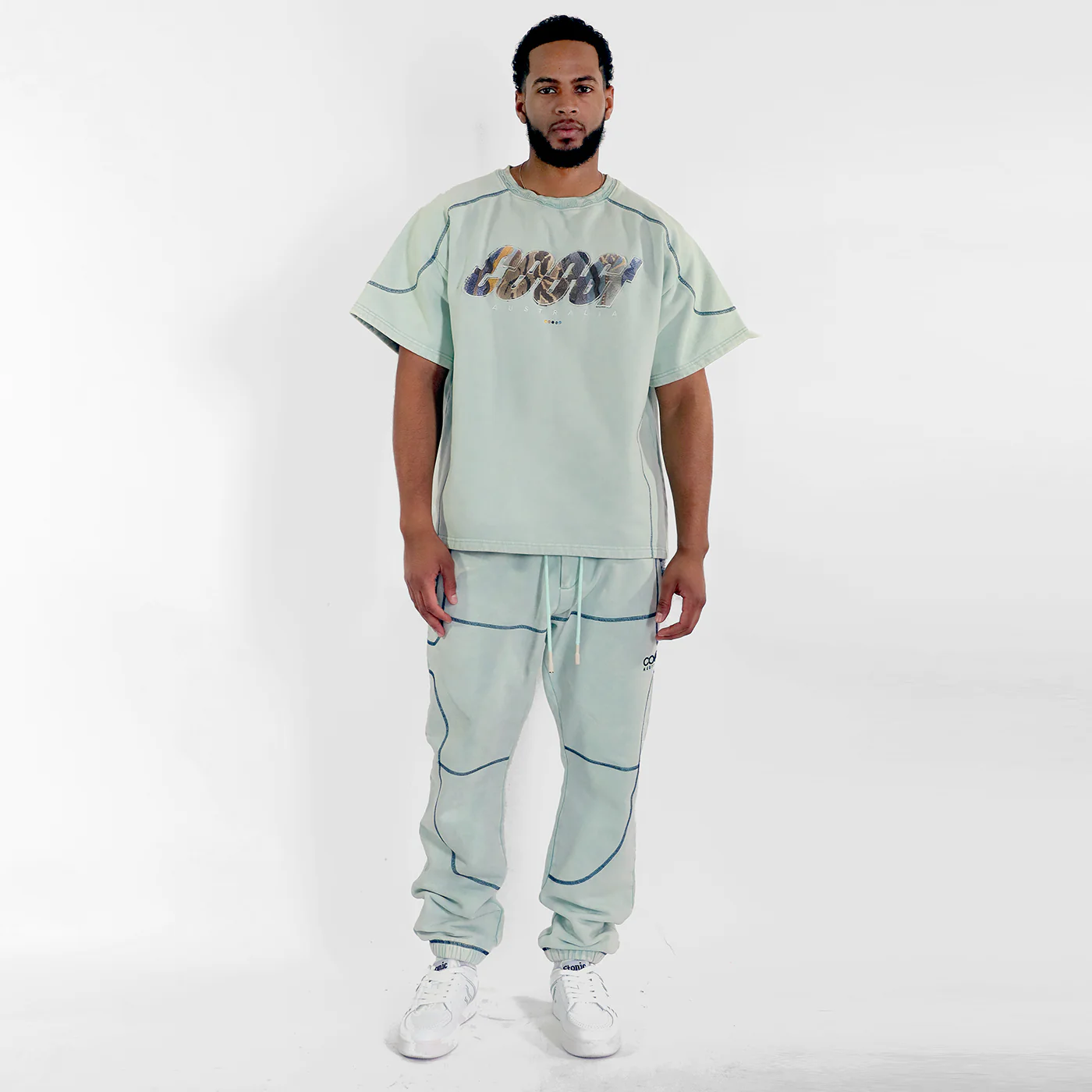New - COOGI French Terry Tee - Mint - Image 5