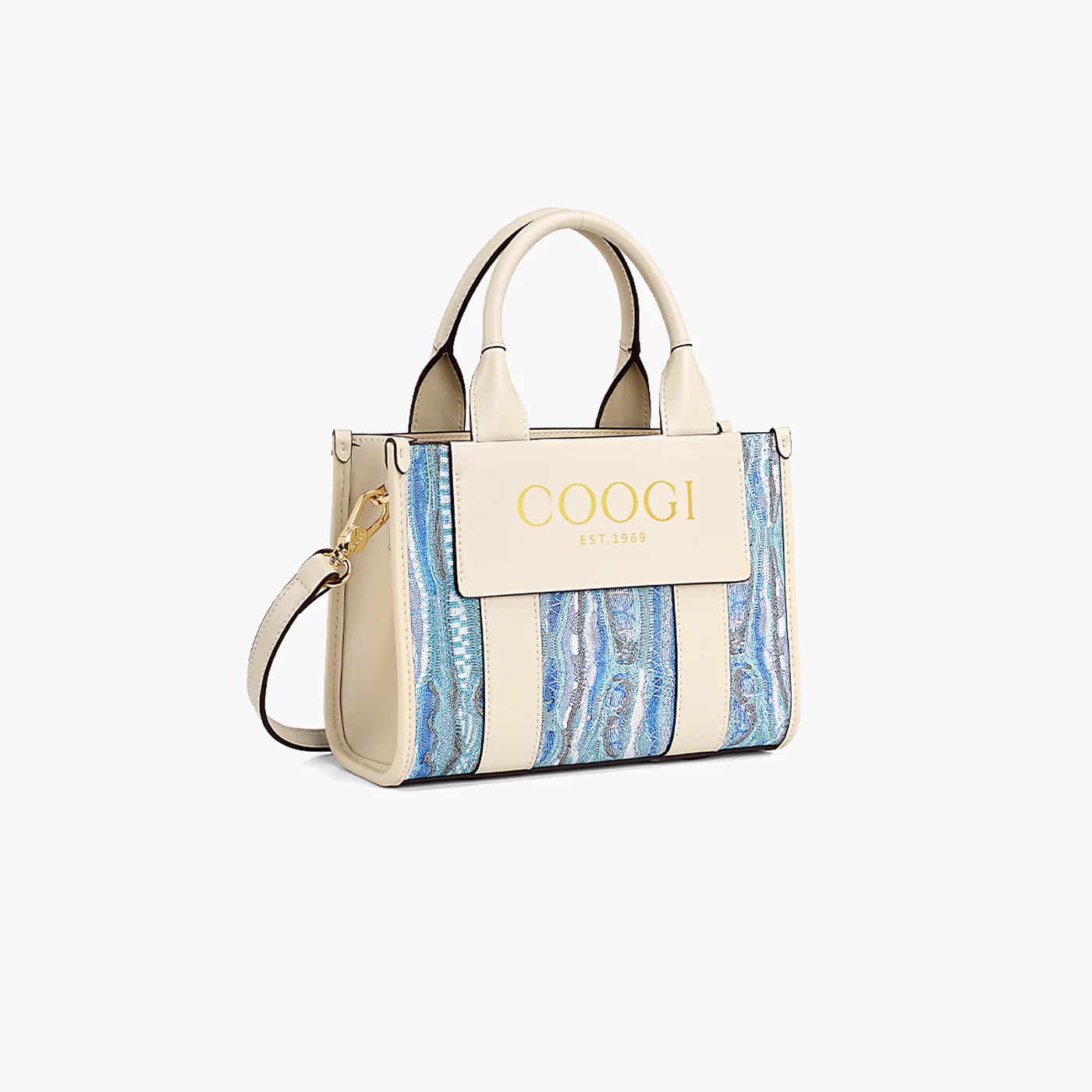 New - COOGI Hamptons Mini Tote Bag - Blue - Image 5