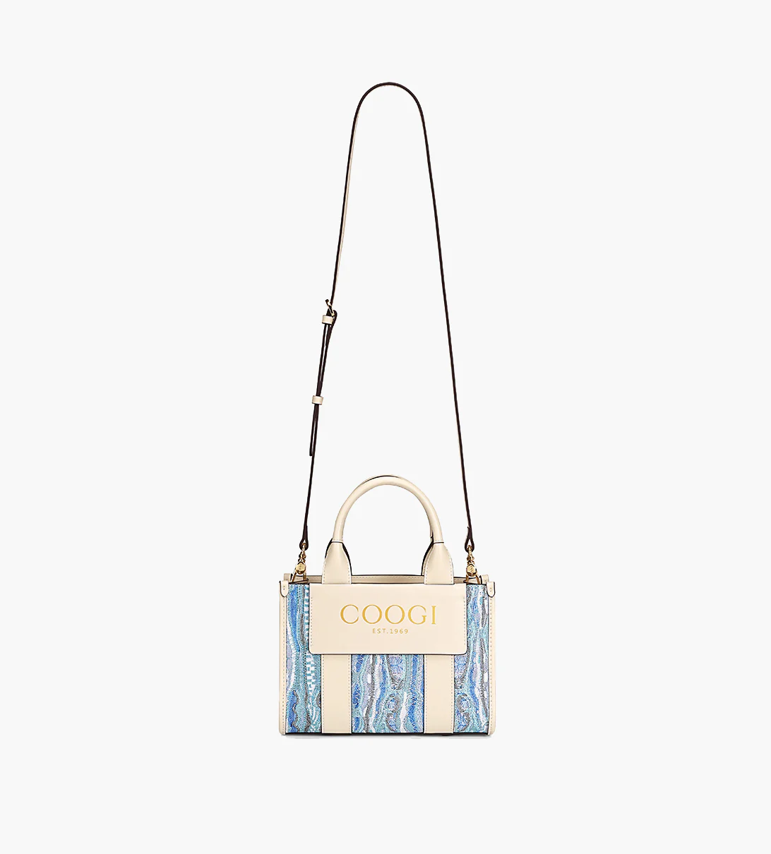 New - COOGI Hamptons Mini Tote Bag - Blue - Image 6