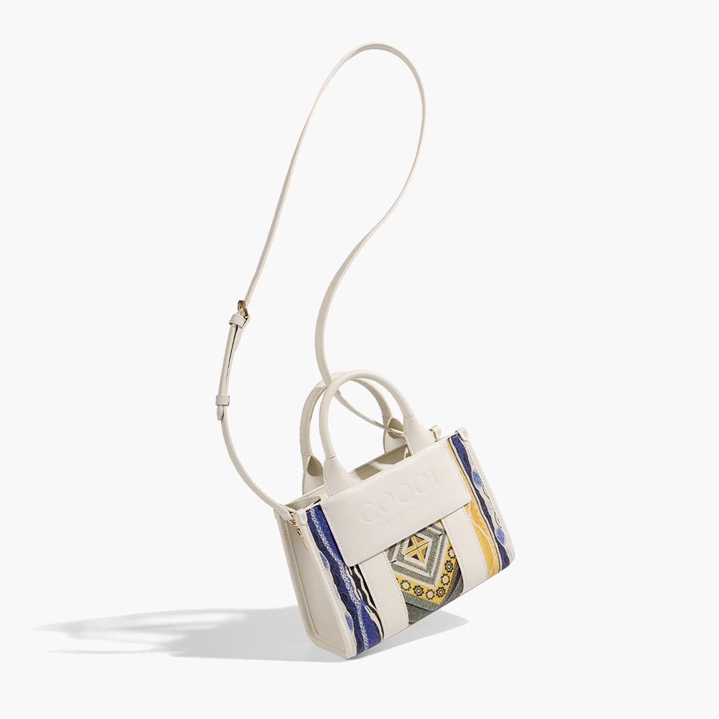 New - COOGI Hamptons Mini Tote Bag - Cream - Image 6