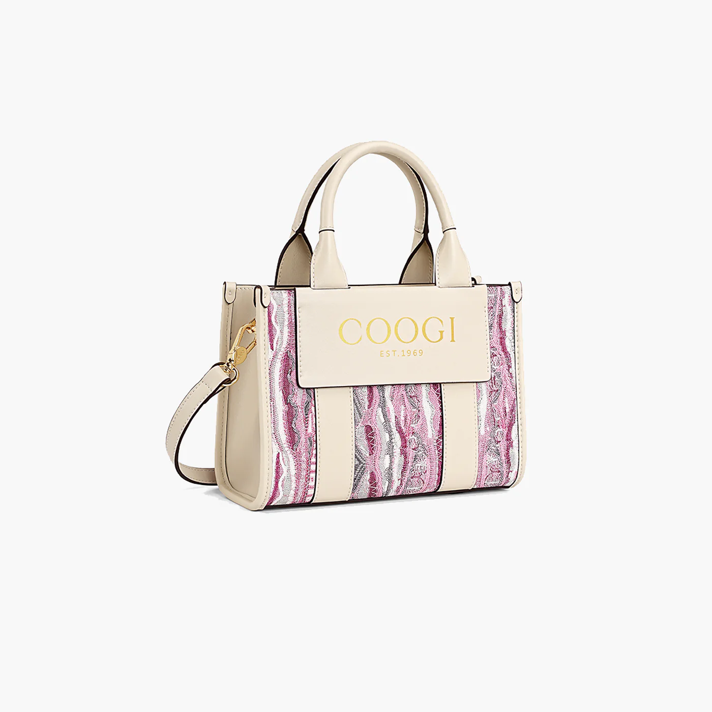 New - COOGI Hamptons Mini Tote Bag - Fuschia - Image 5