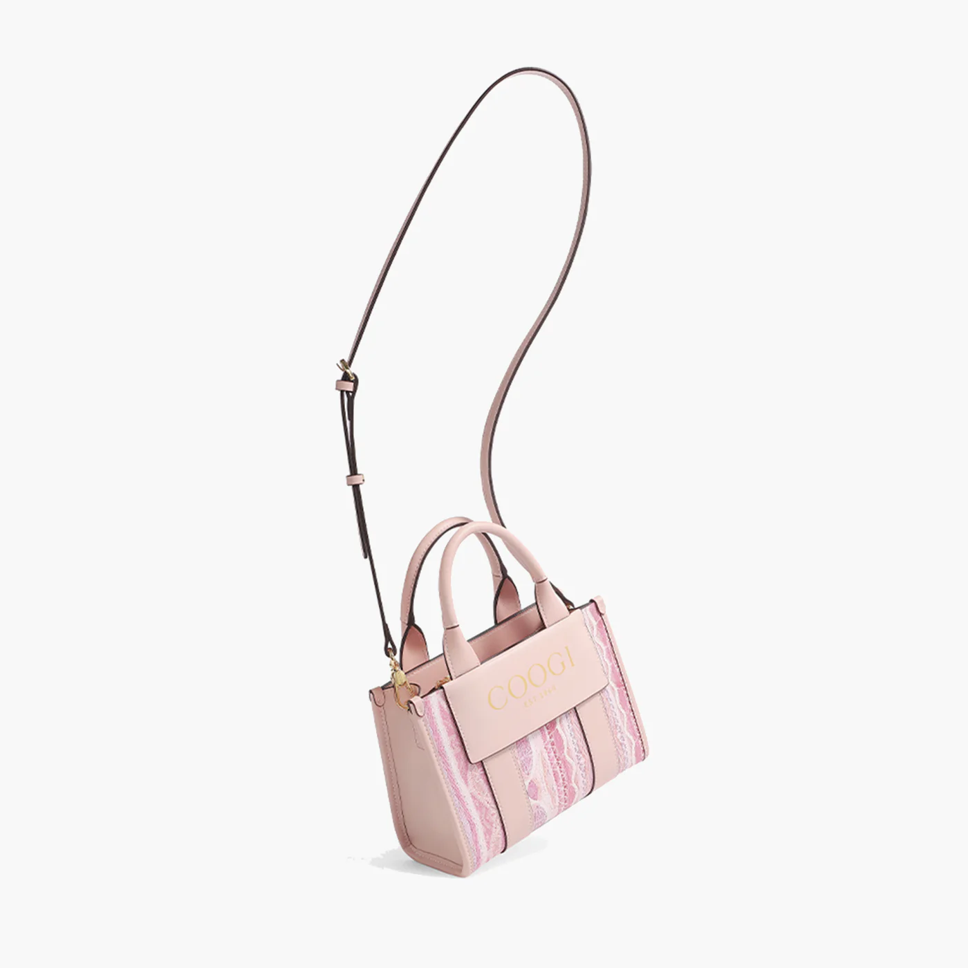 New - COOGI Hamptons Mini Tote Bag - Pink - Image 6