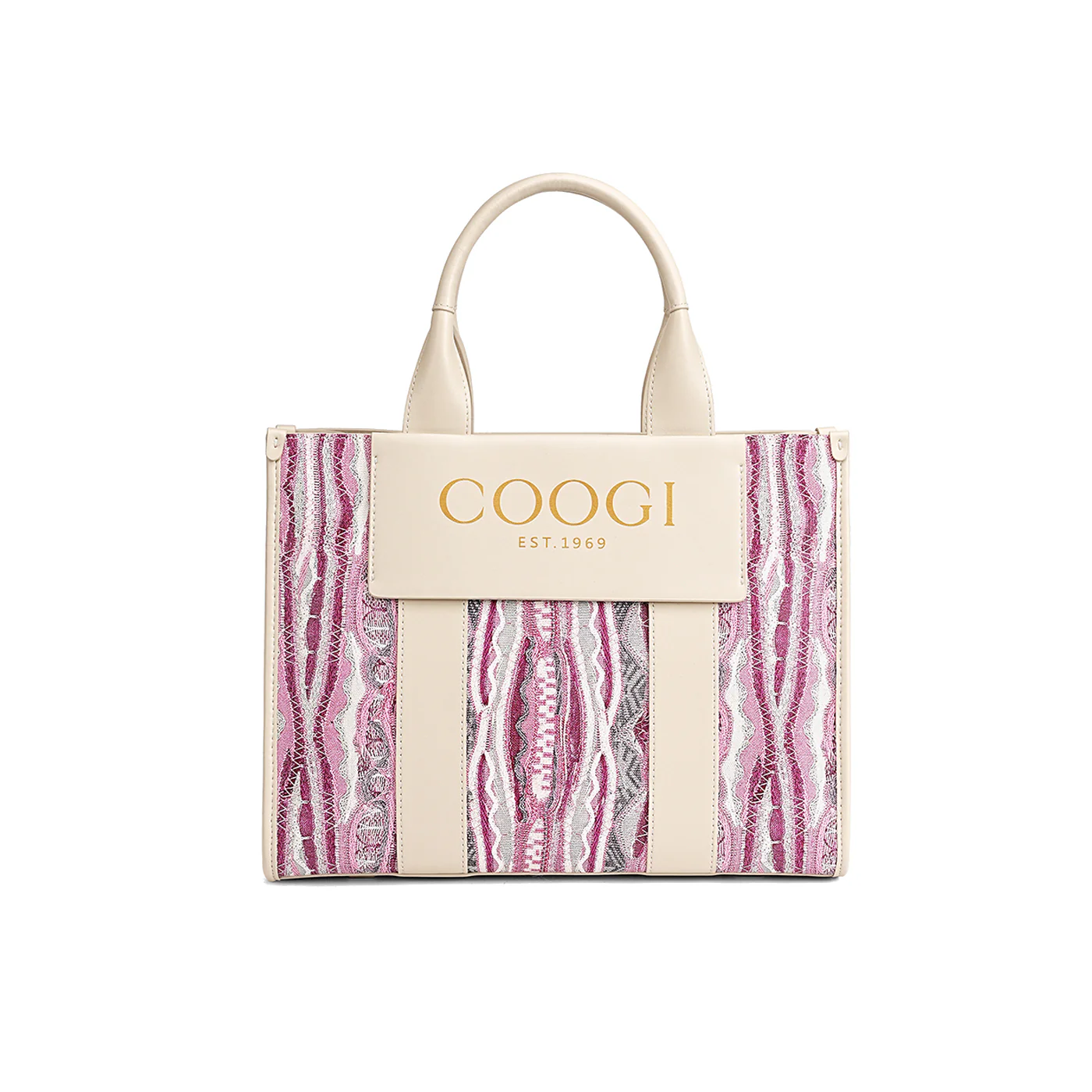 New - COOGI Hamptons Tote Bag - Fuchsia