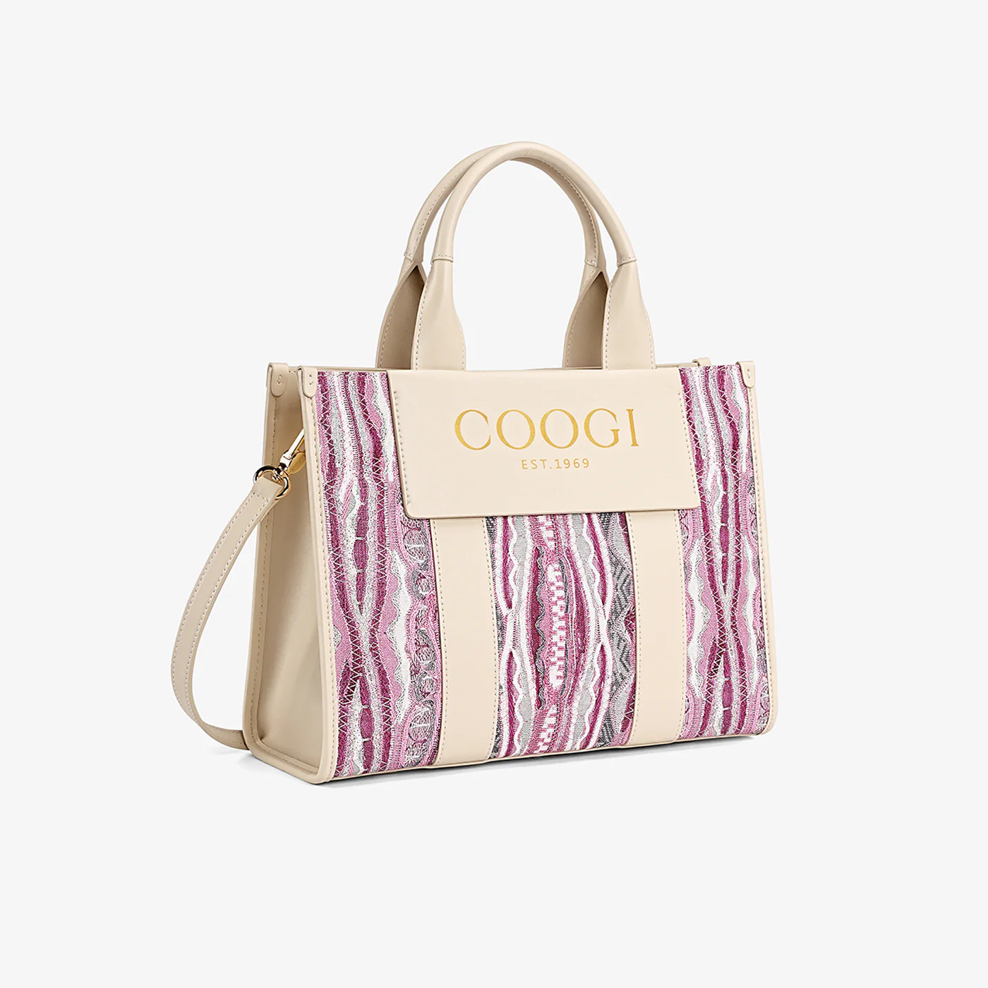 New - COOGI Hamptons Tote Bag - Fuchsia - Image 3