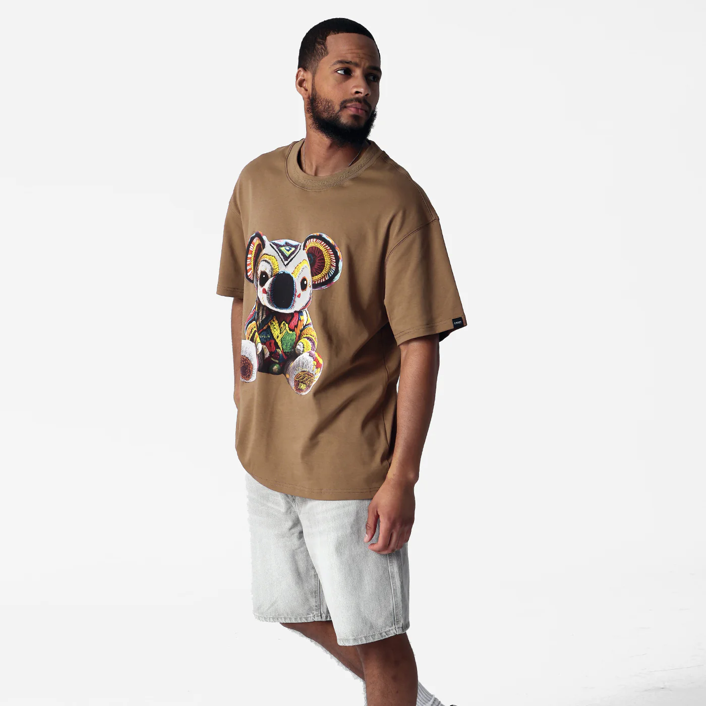 New - COOGI Koala Tee - Oversized - Brown - Image 3