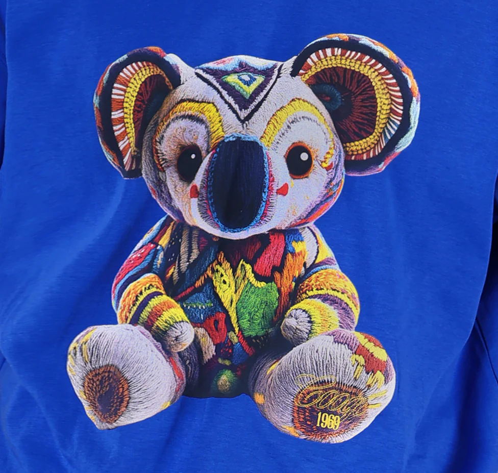 New - COOGI Koala Tee - Oversized - Royal Blue - Image 3