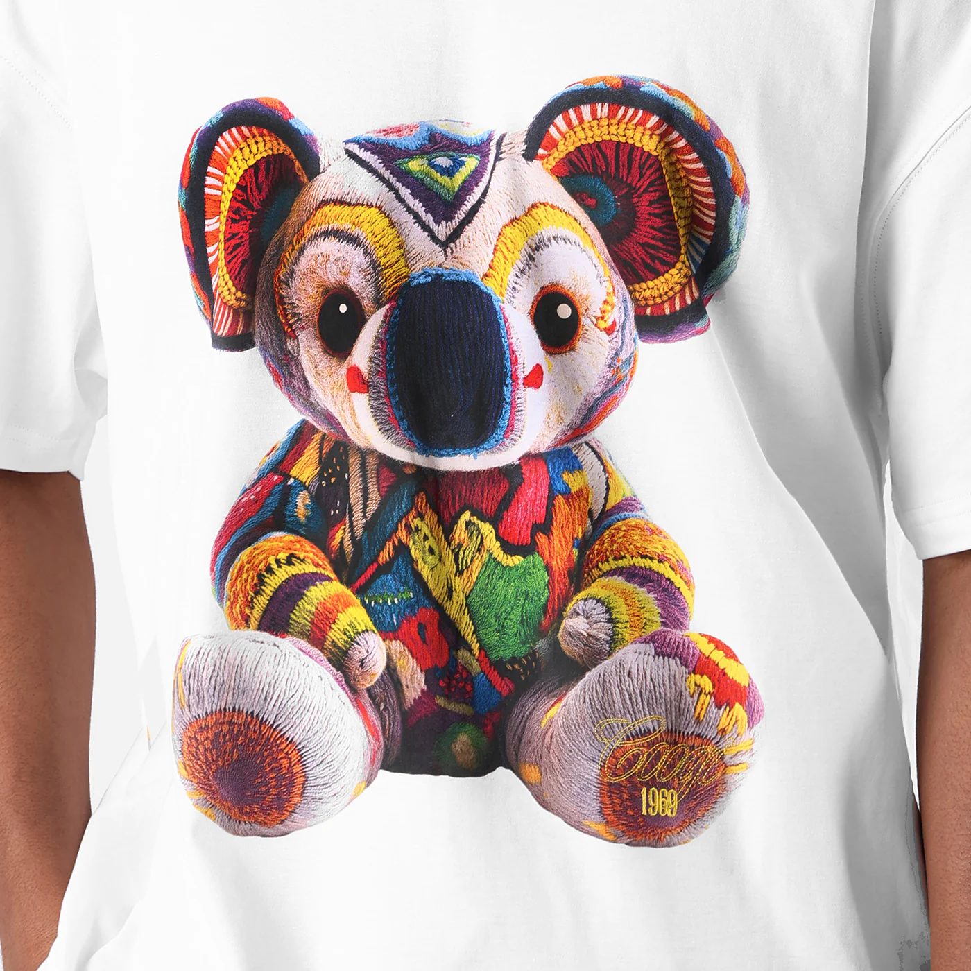 New - COOGI Koala Tee - Oversized - White - Image 4