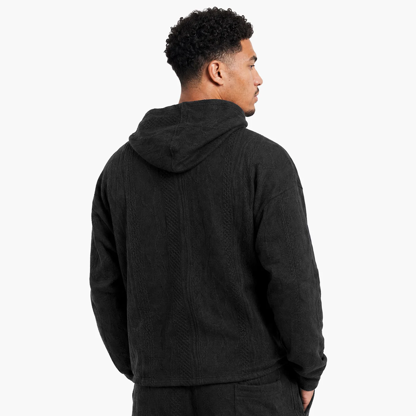 New - COOGI Light Weight Sweater Knit BlackOut Hoody - Image 3