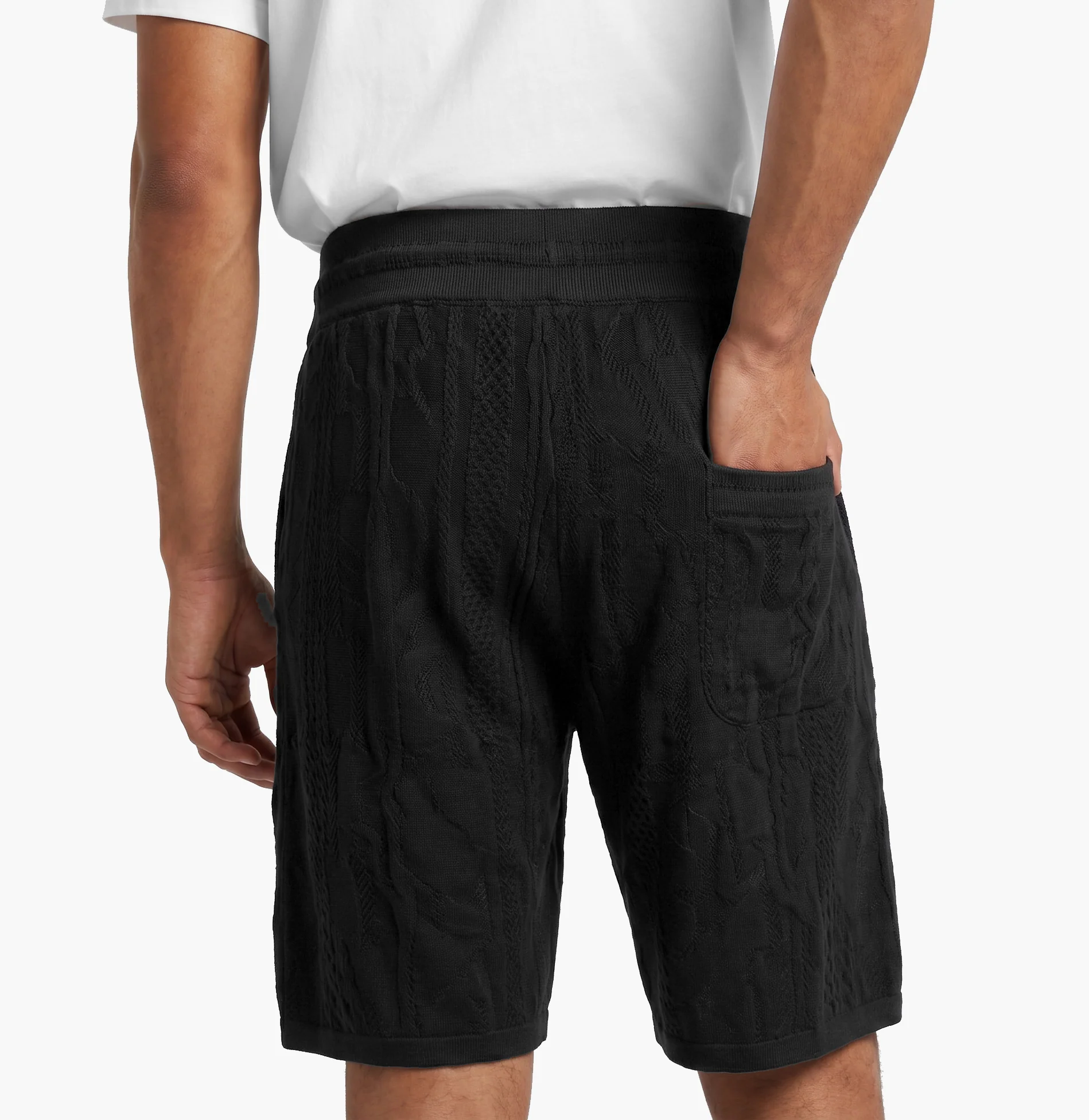 New - COOGI Light Weight Sweater Knit Blackout Shorts - Image 3