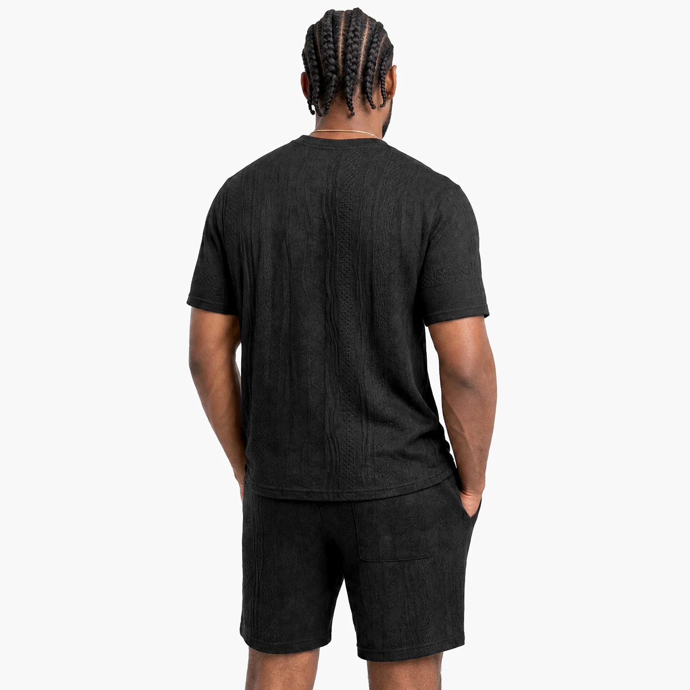 New - COOGI Light Weight Sweater Knit BlackOut Tee - Image 3