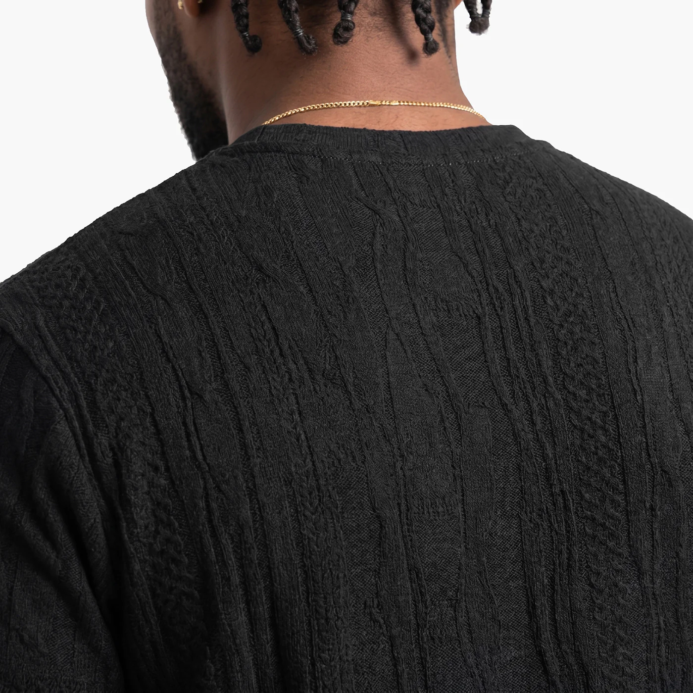 New - COOGI Light Weight Sweater Knit BlackOut Tee - Image 5