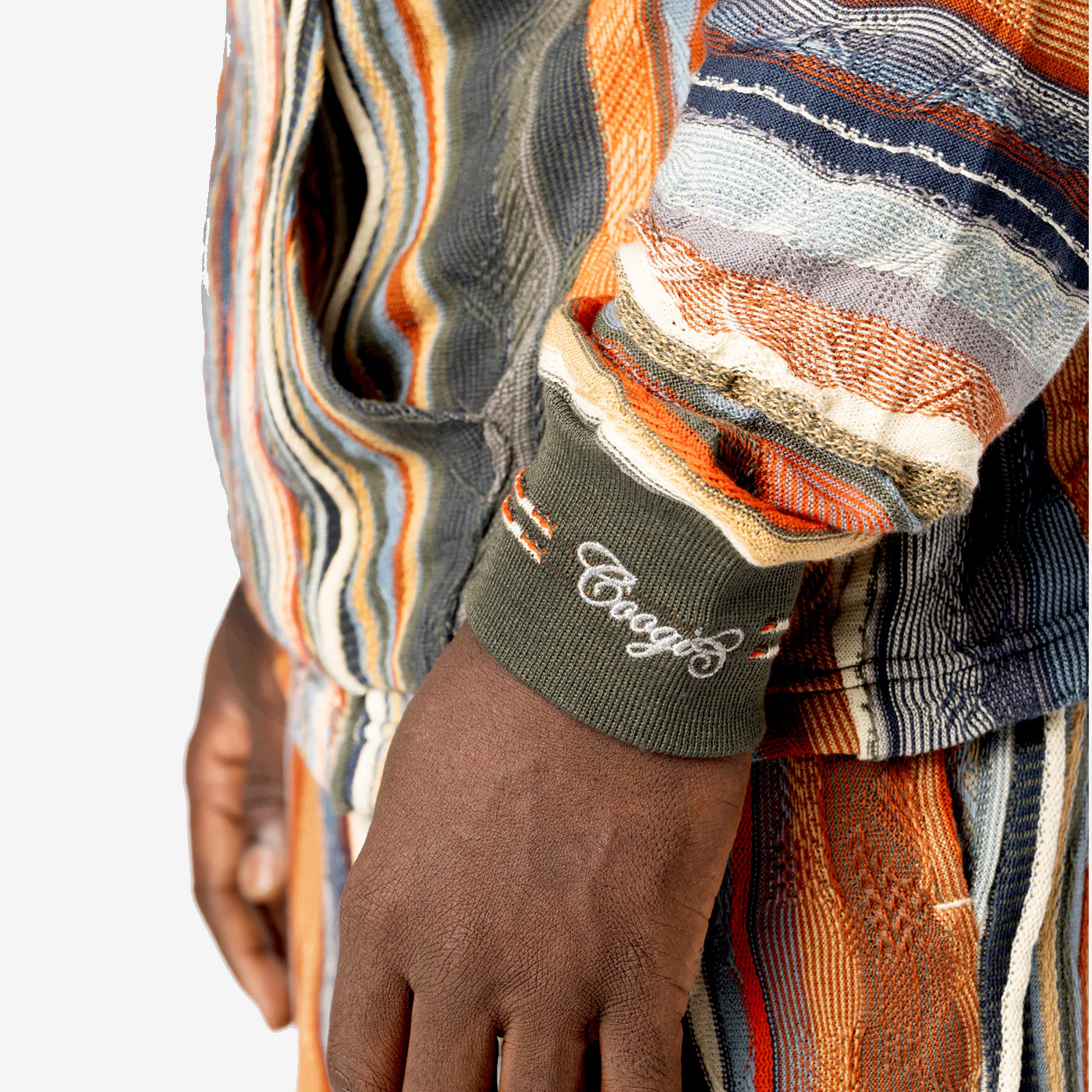 New - COOGI Light Weight Sweater Knit Hoody in Natural - Image 8