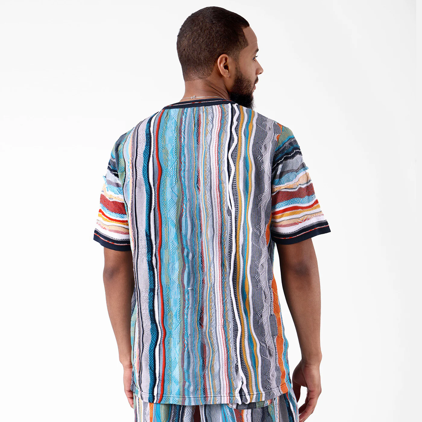 New- COOGI Light Weight Tee in Blue and Gray - Image 3