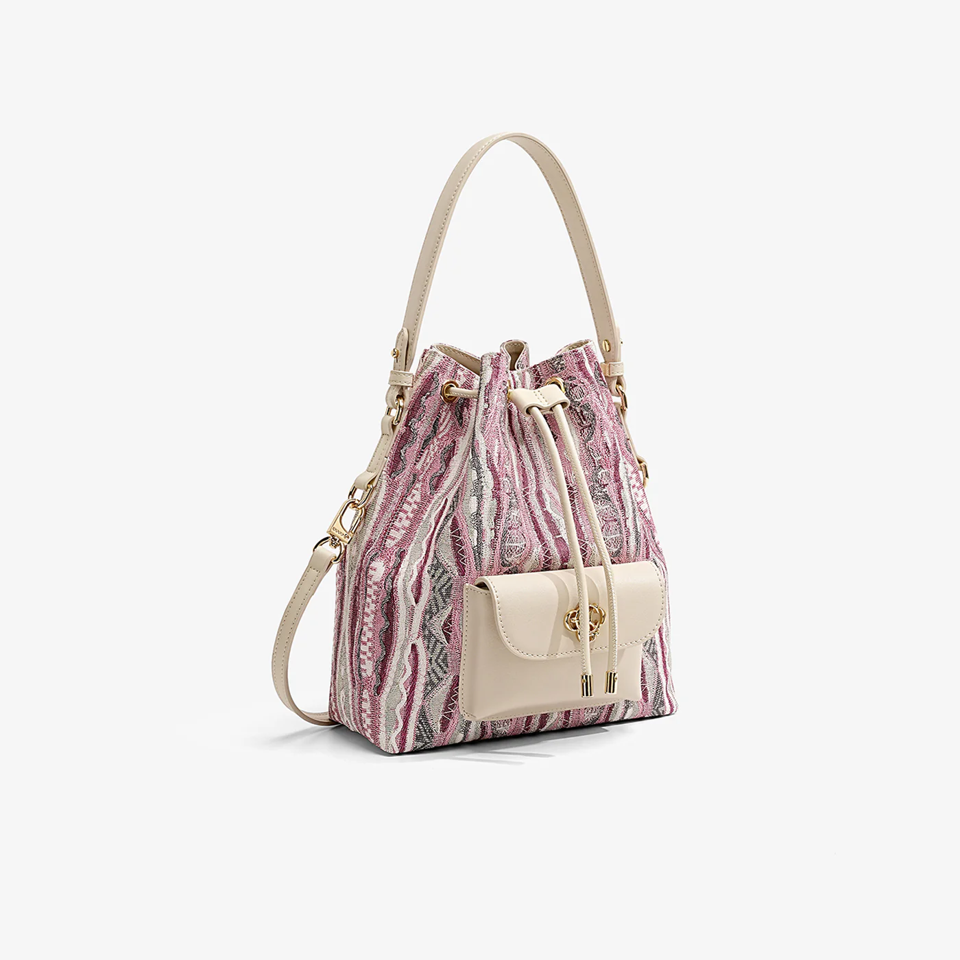 New - COOGI Malindi Bucket Bag - Fuchsia - Image 7