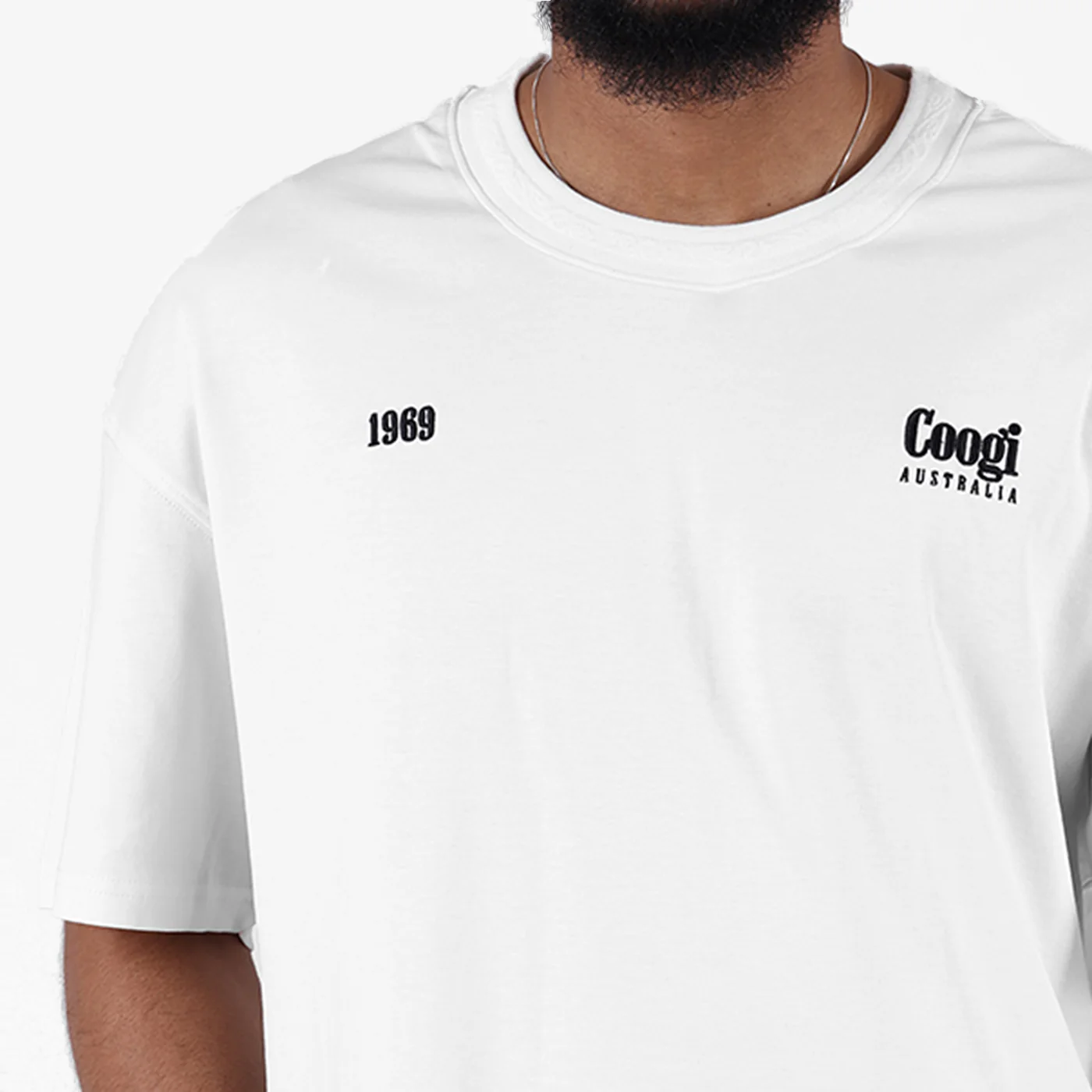 New - COOGI Mask Tee - Oversized - White - Image 5