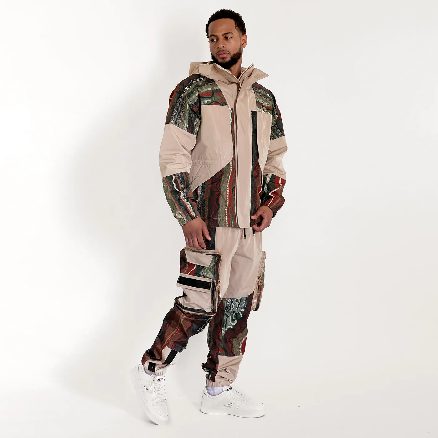 New -COOGI Pacifica Print Hooded Jacket - Image 4