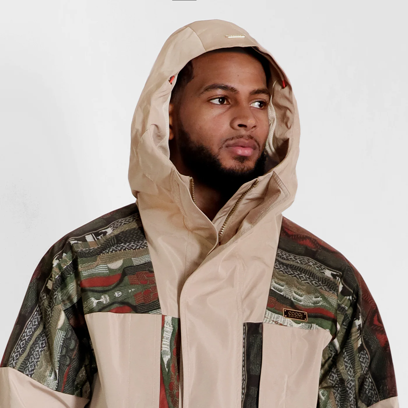 New -COOGI Pacifica Print Hooded Jacket - Image 5