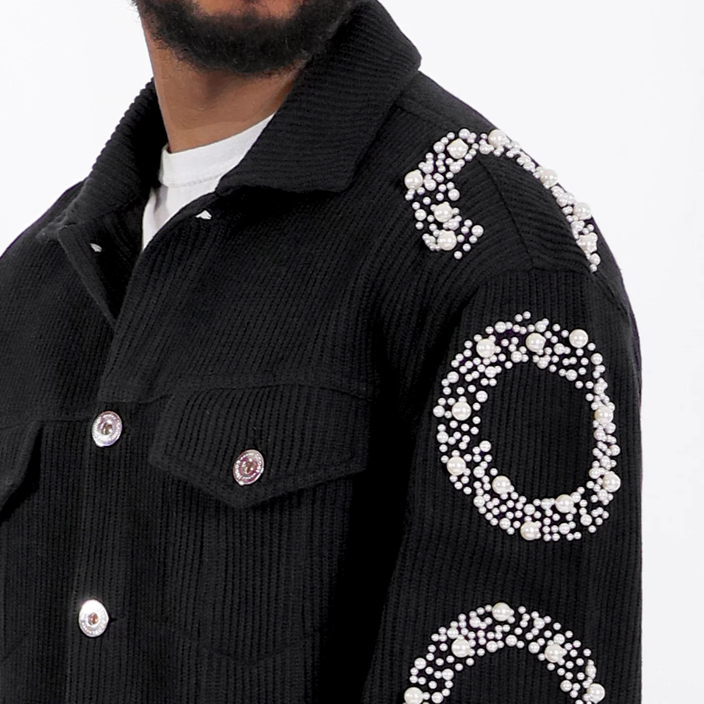 New - COOGI Knit Pearl Jacket - Image 5