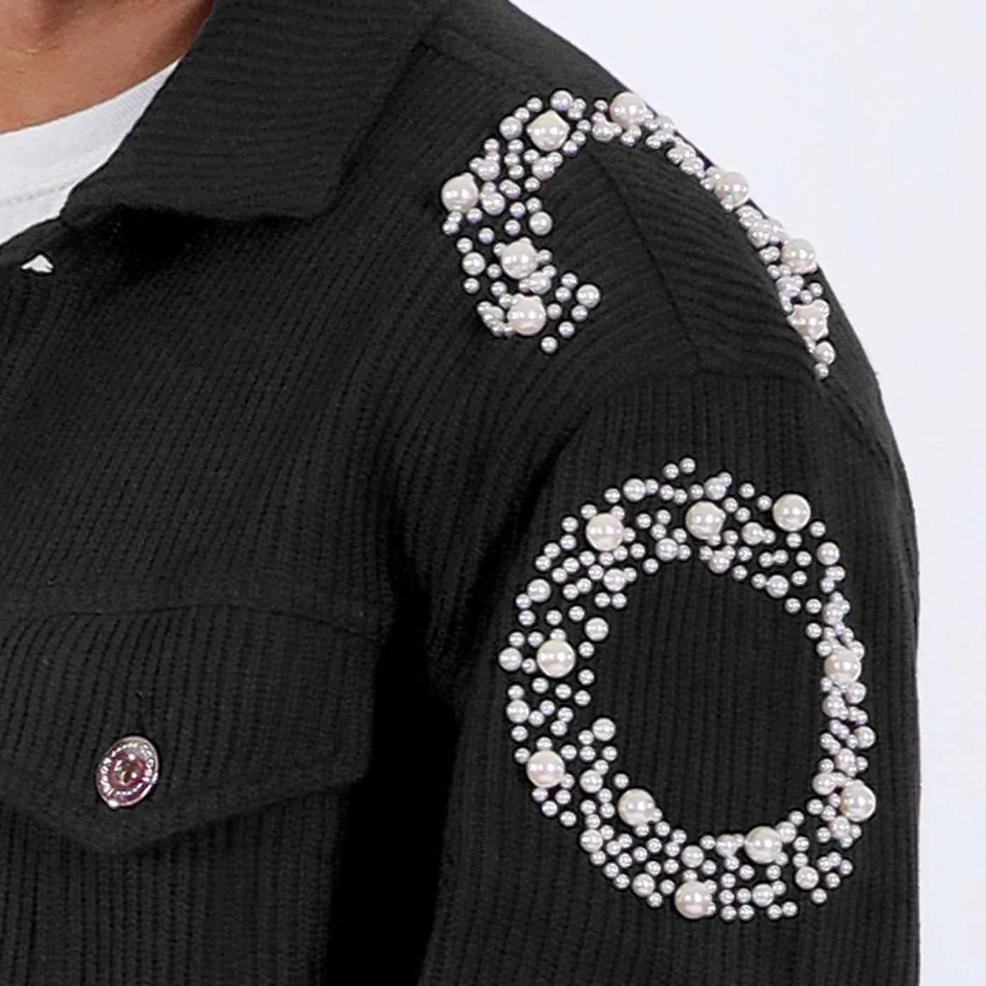 New - COOGI Knit Pearl Jacket - Image 6