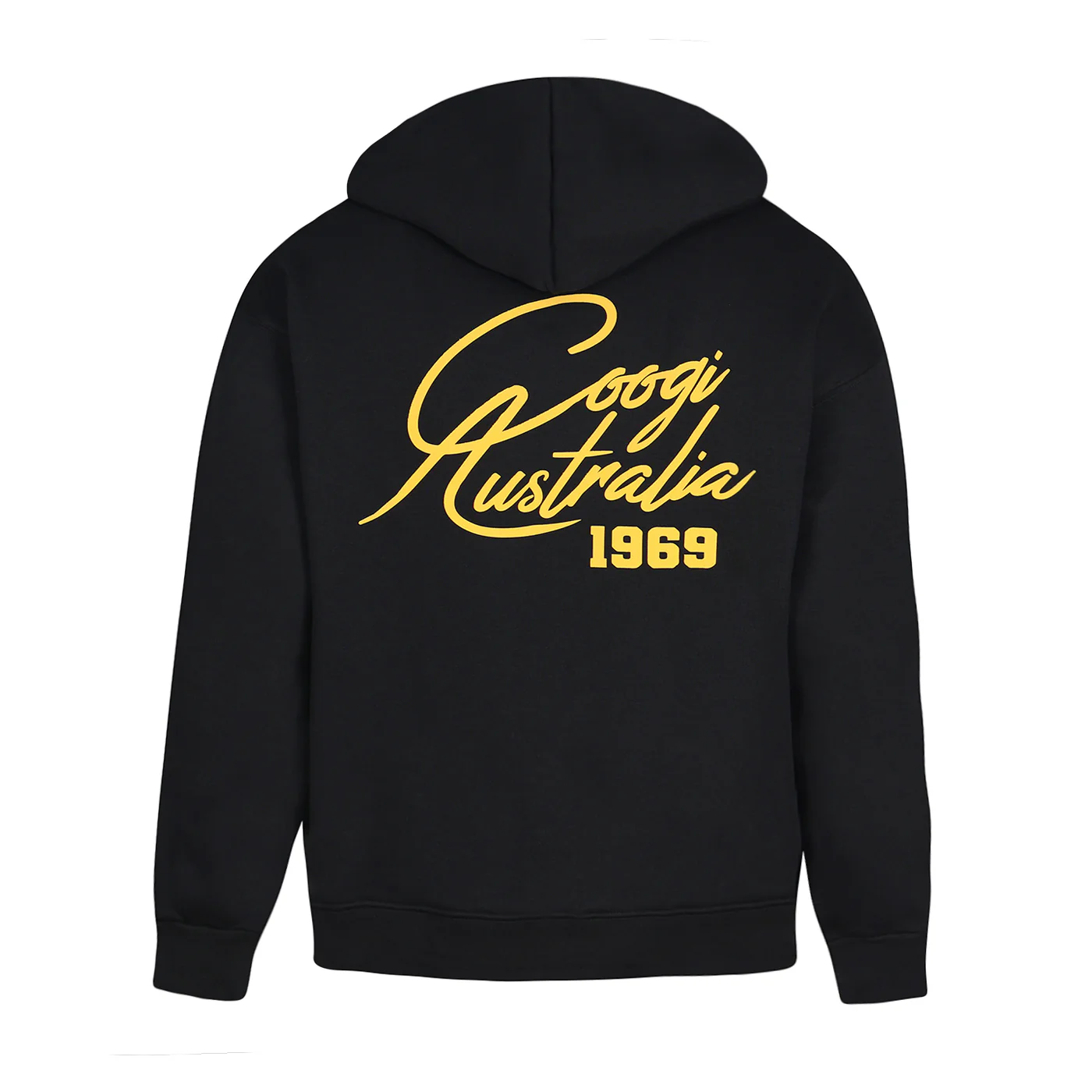 New - COOGI Script Hoody - Oversized - Black: COOGI Crown Reserve HeavyLuxe Fleece - Image 2