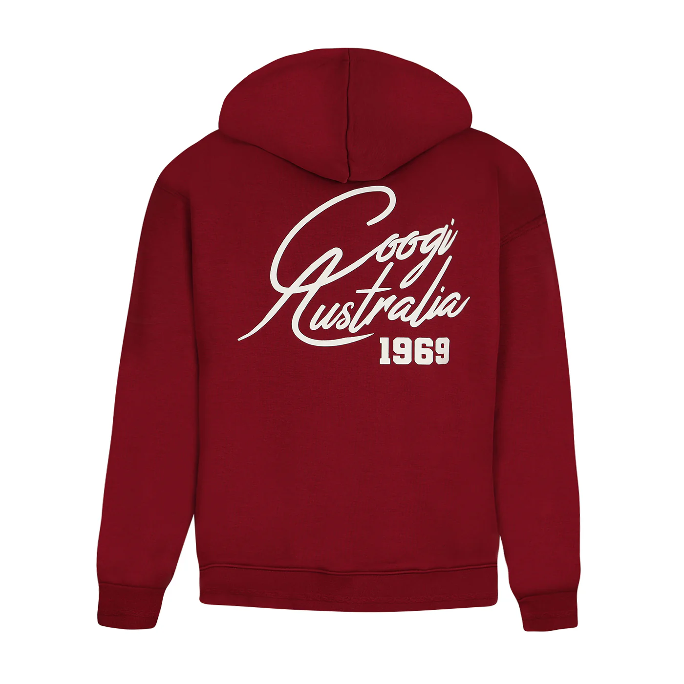 New - COOGI Script Hoody - Oversized - Crimson: COOGI Crown Reserve HeavyLuxe Fleece - Image 2