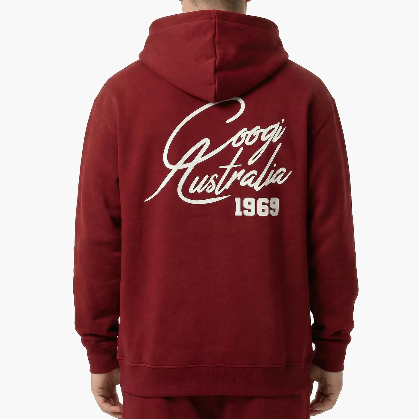New - COOGI Script Hoody - Oversized - Crimson: COOGI Crown Reserve HeavyLuxe Fleece - Image 5
