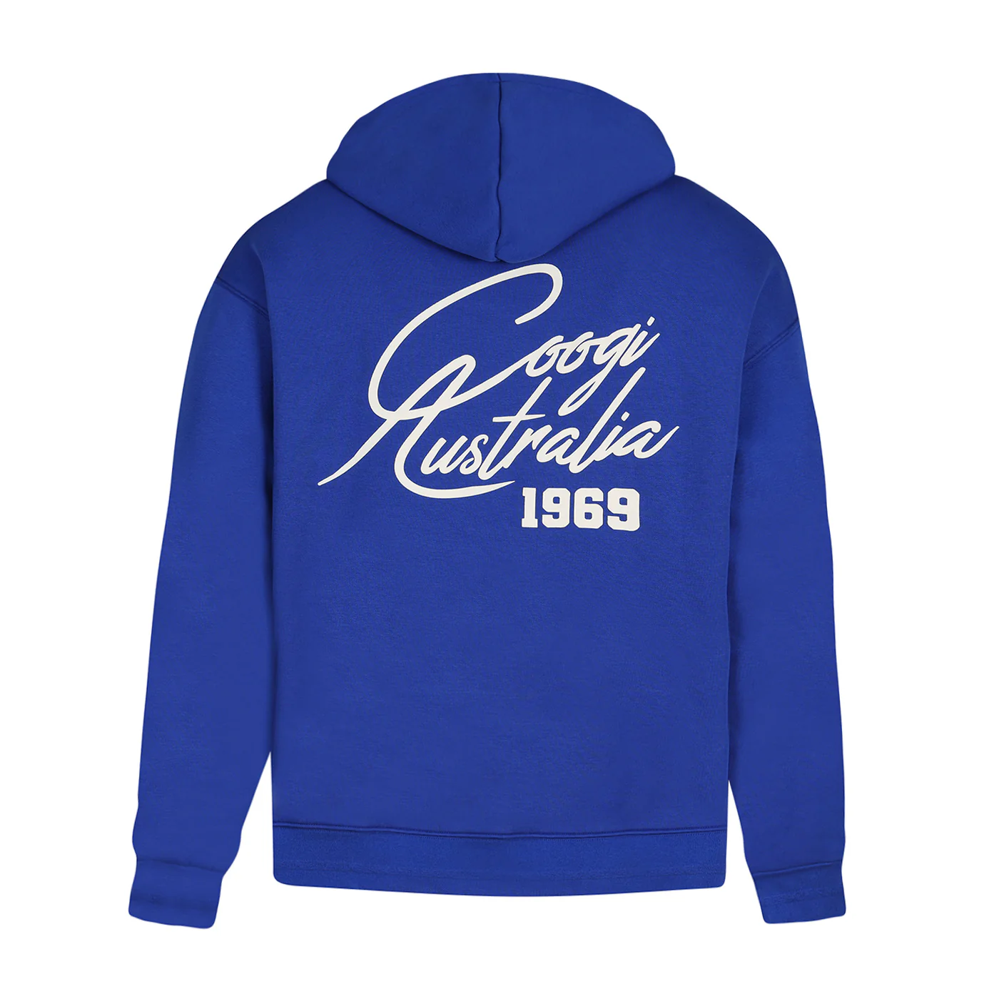 New - COOGI Script Hoody - Oversized - Royal: COOGI Crown Reserve HeavyLuxe Fleece - Image 2